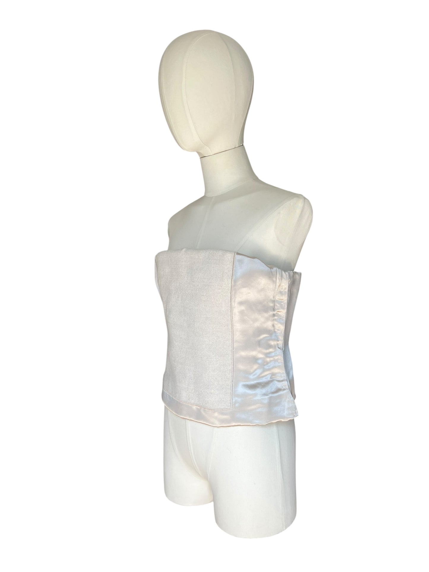Prada linen vintage bustier