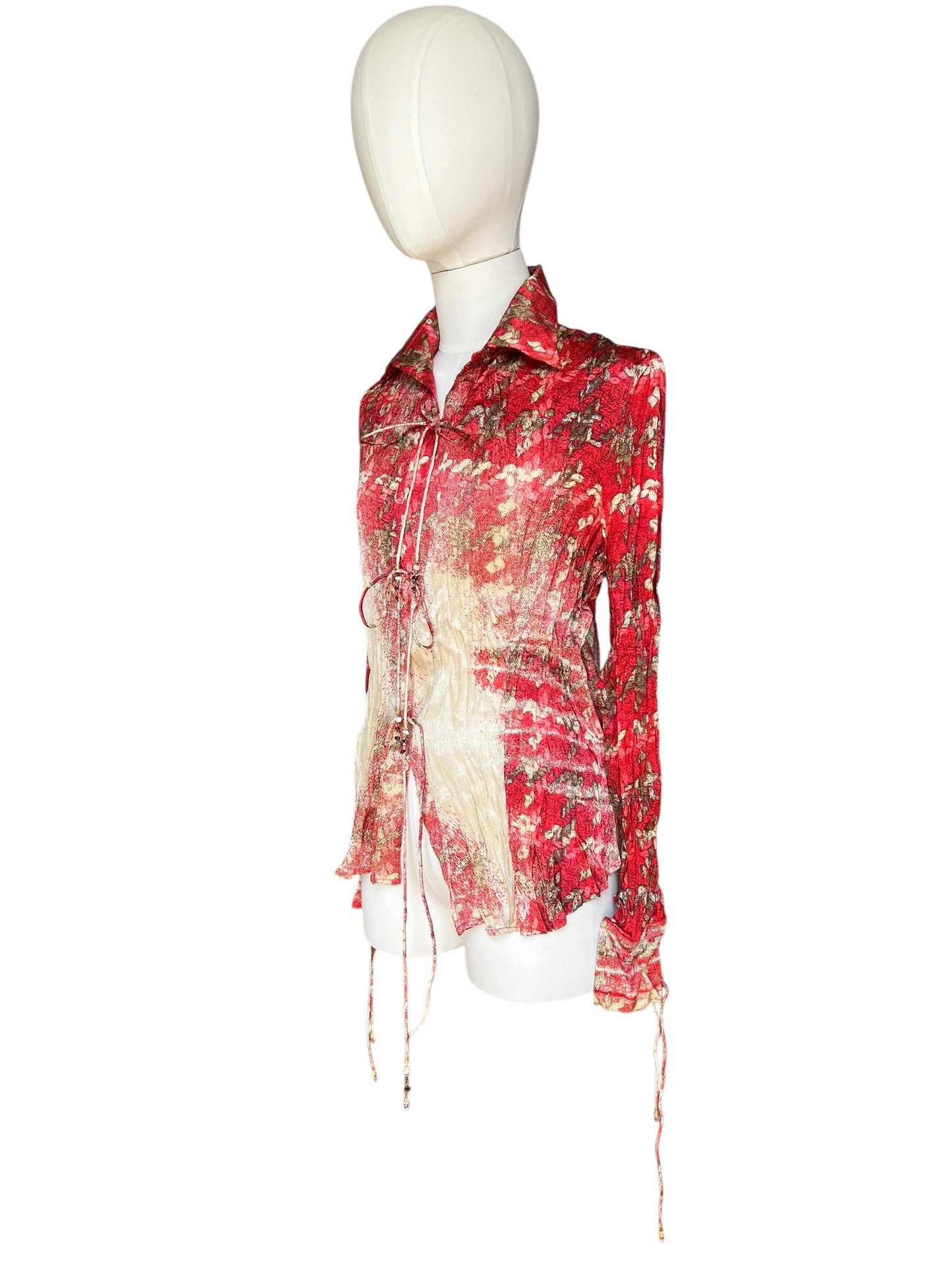 Roberto Cavalli silk printed blouse