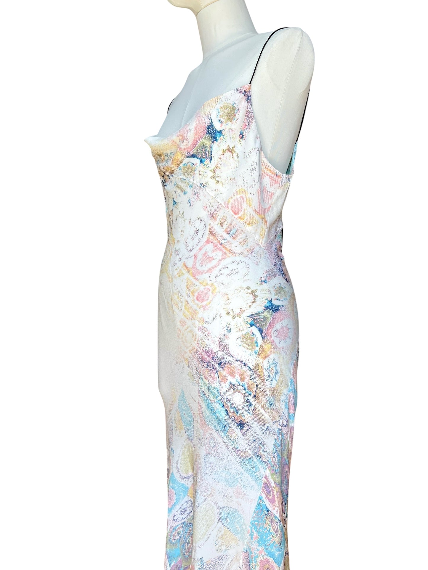 Roberto Cavalli vintage printed silk dress