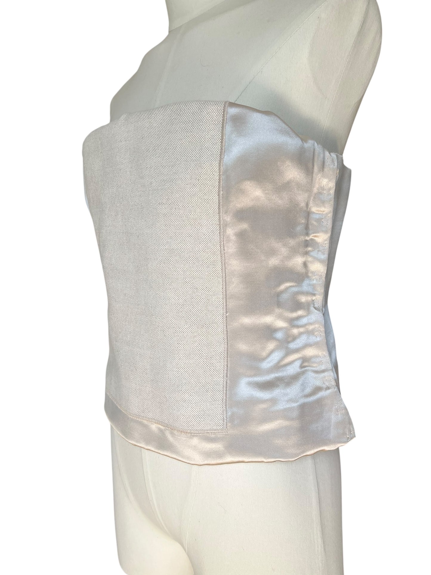 Prada linen vintage bustier