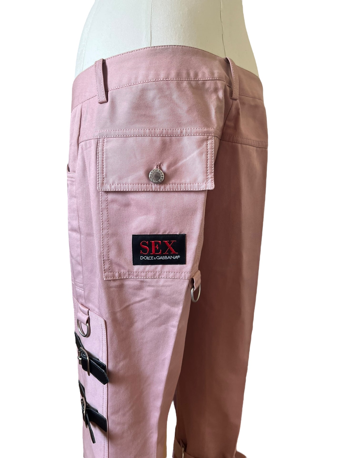 Dolce & GabbanaPink Bondage Pants – "Sex" SS 2003 Collection