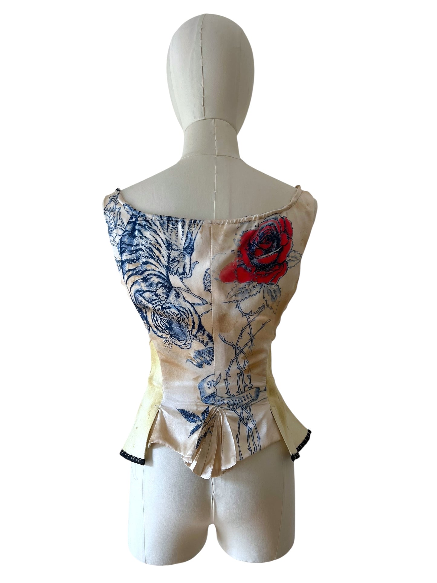 Roberto Cavalli S/S 2003 Bustier Corset