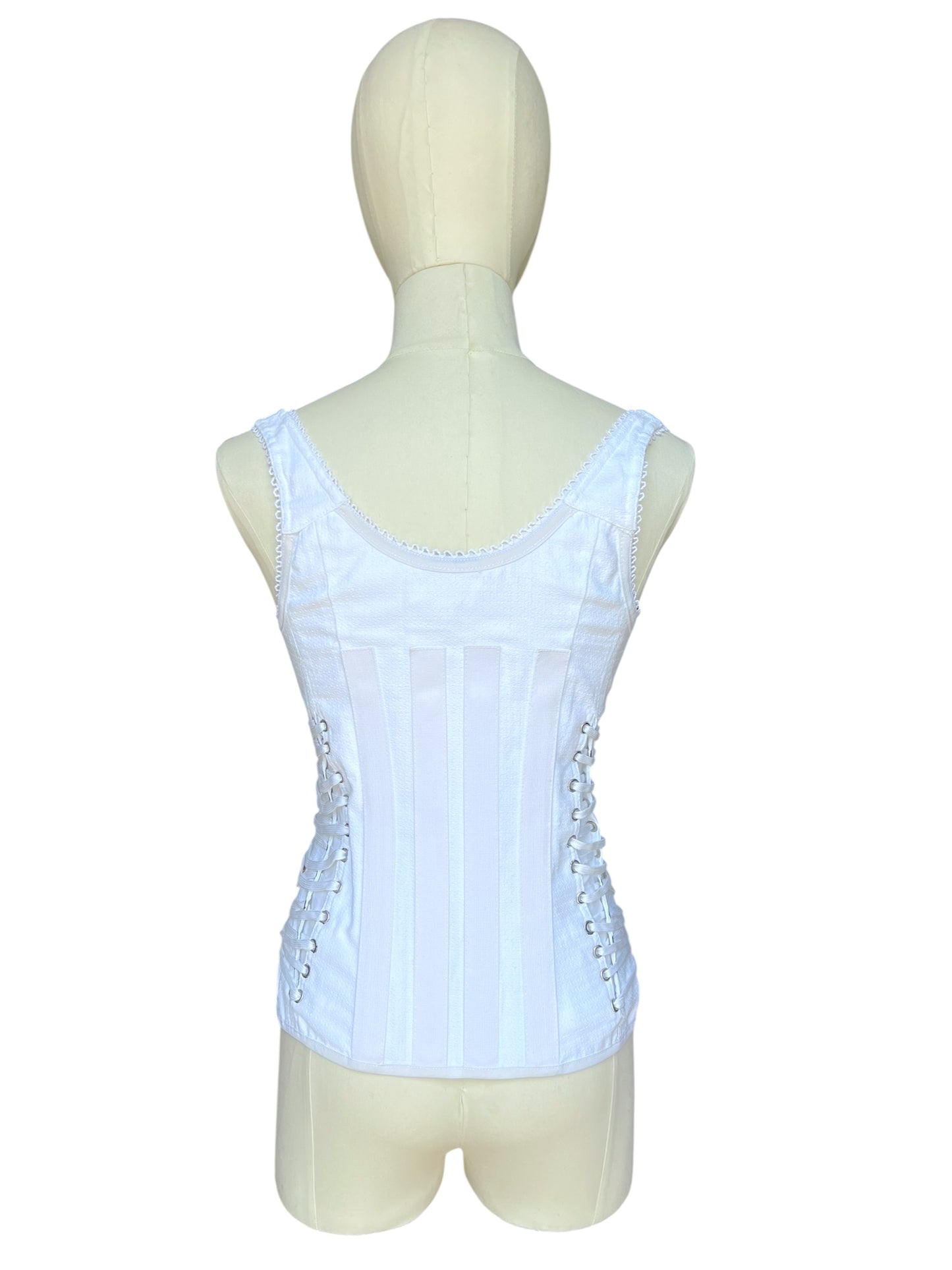 Dolce & Gabbana bondage strap corset