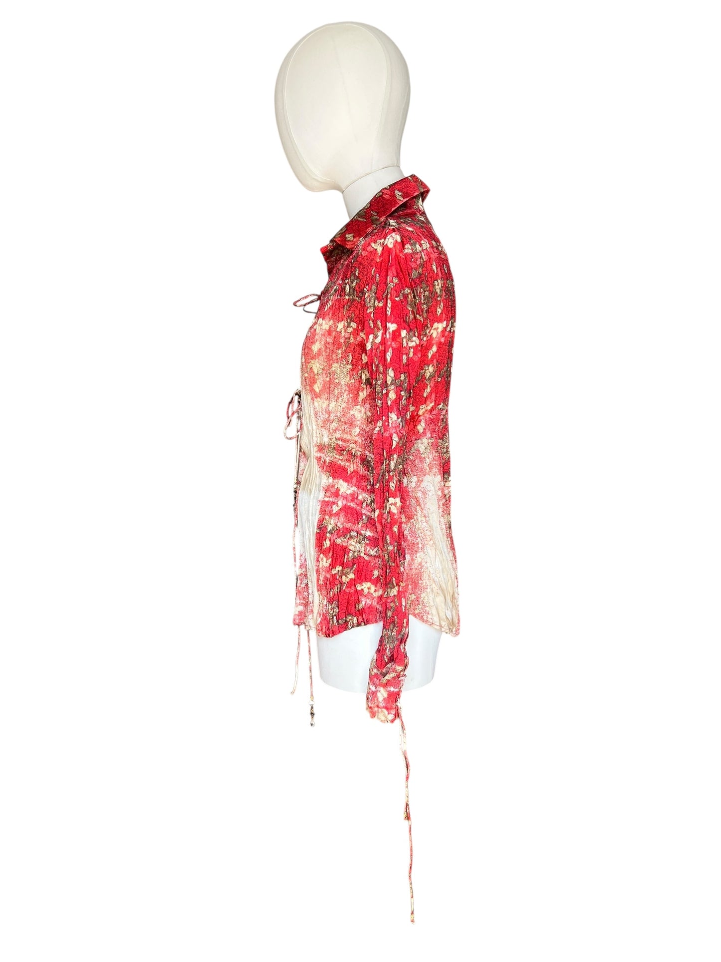 Roberto Cavalli silk printed blouse