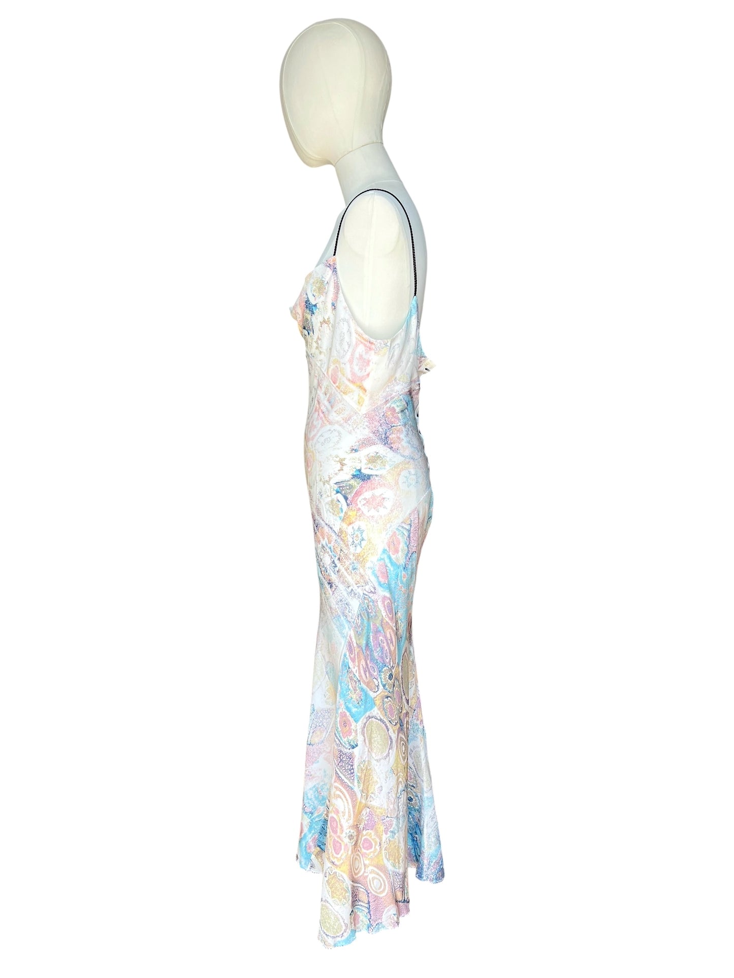 Roberto Cavalli vintage printed silk dress