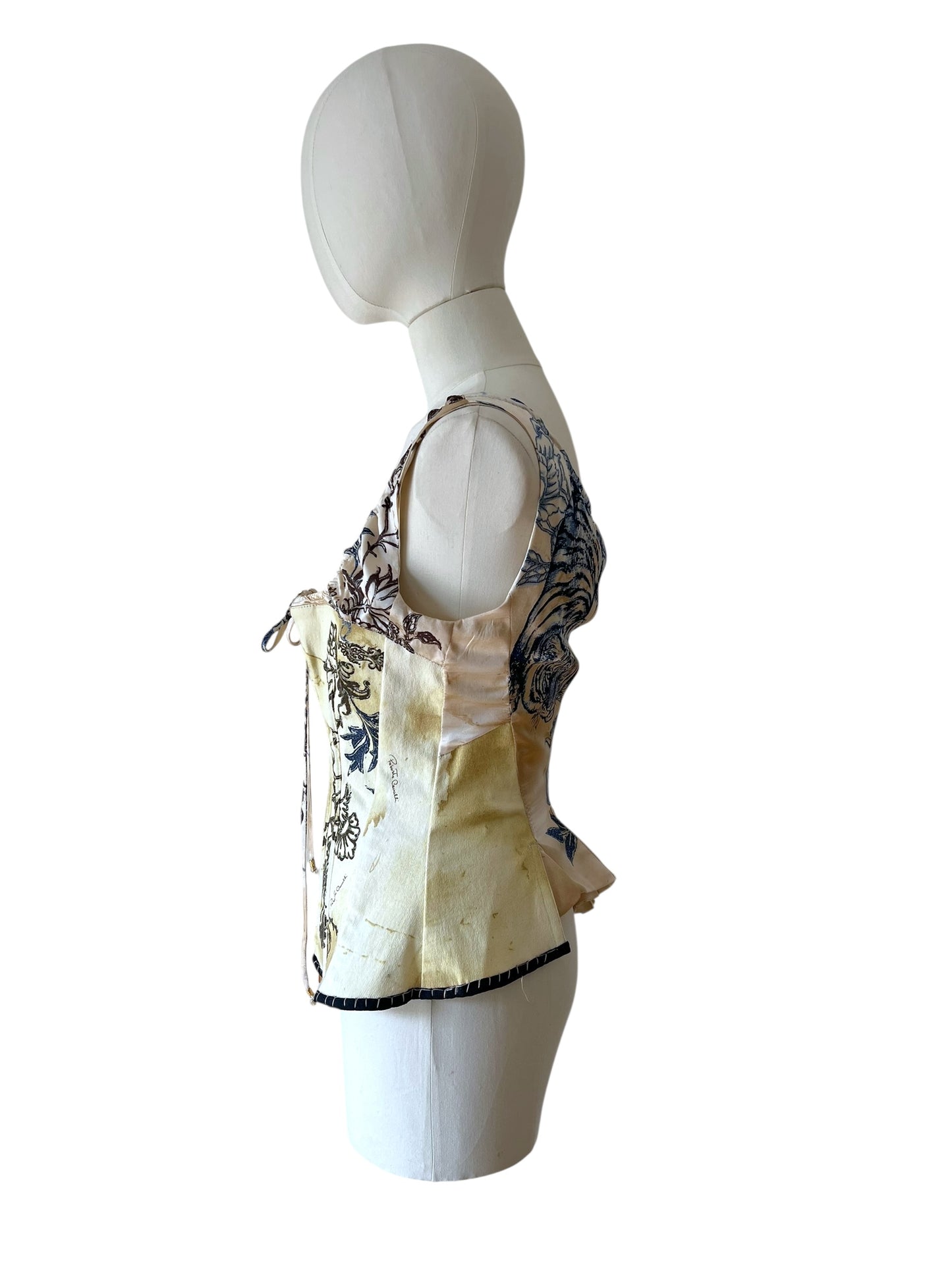 Roberto Cavalli S/S 2003 Bustier Corset