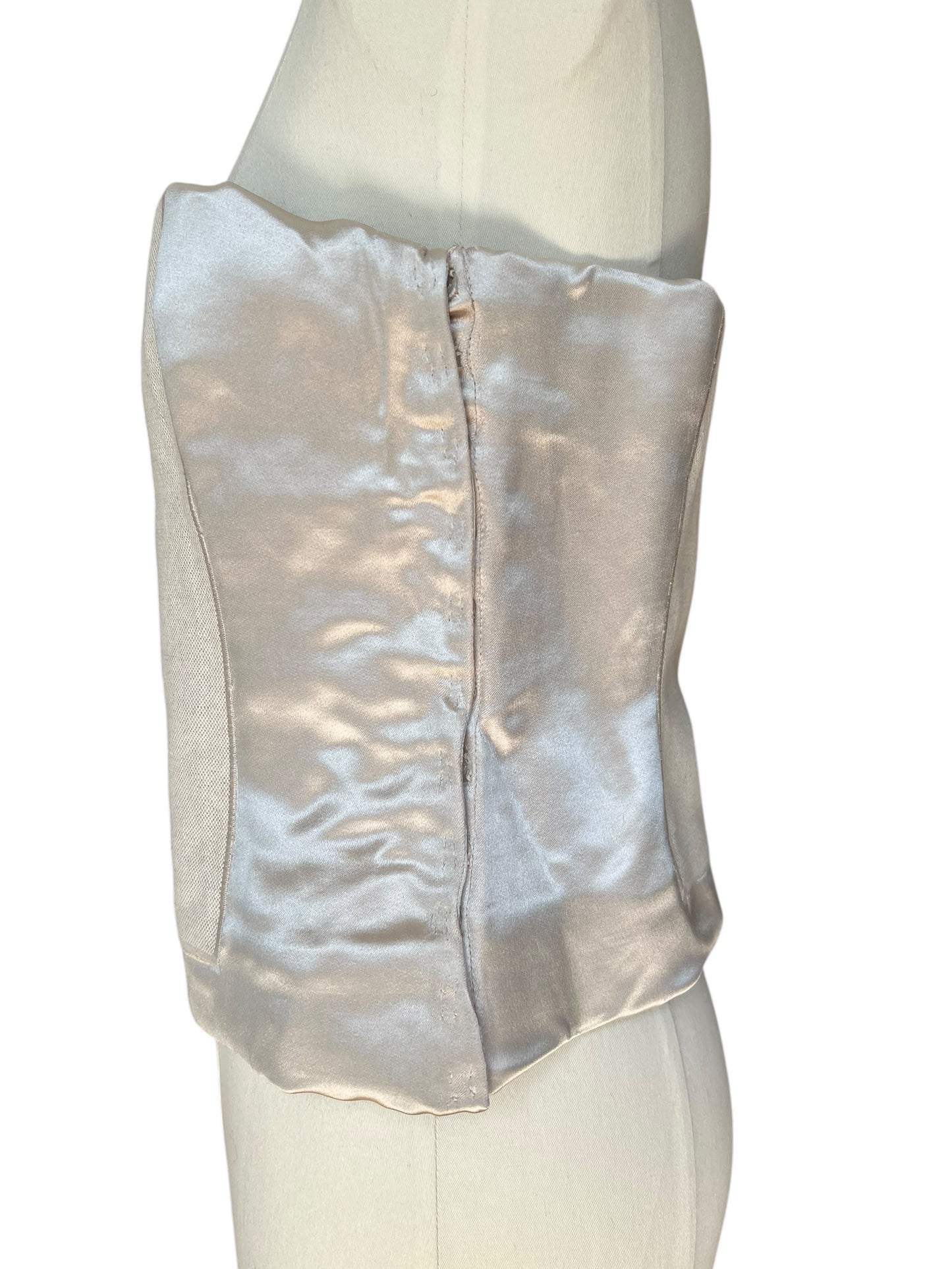 Prada linen vintage bustier