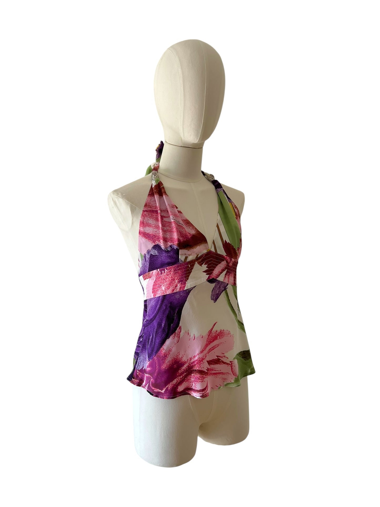 Roberto Cavalli multicolor printed top