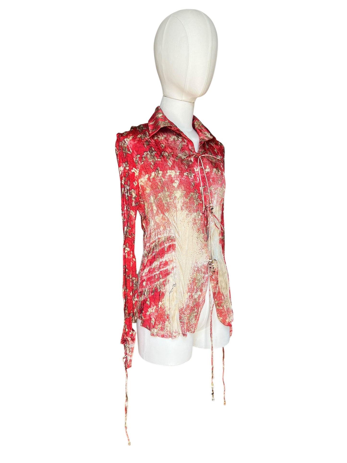 Roberto Cavalli silk printed blouse