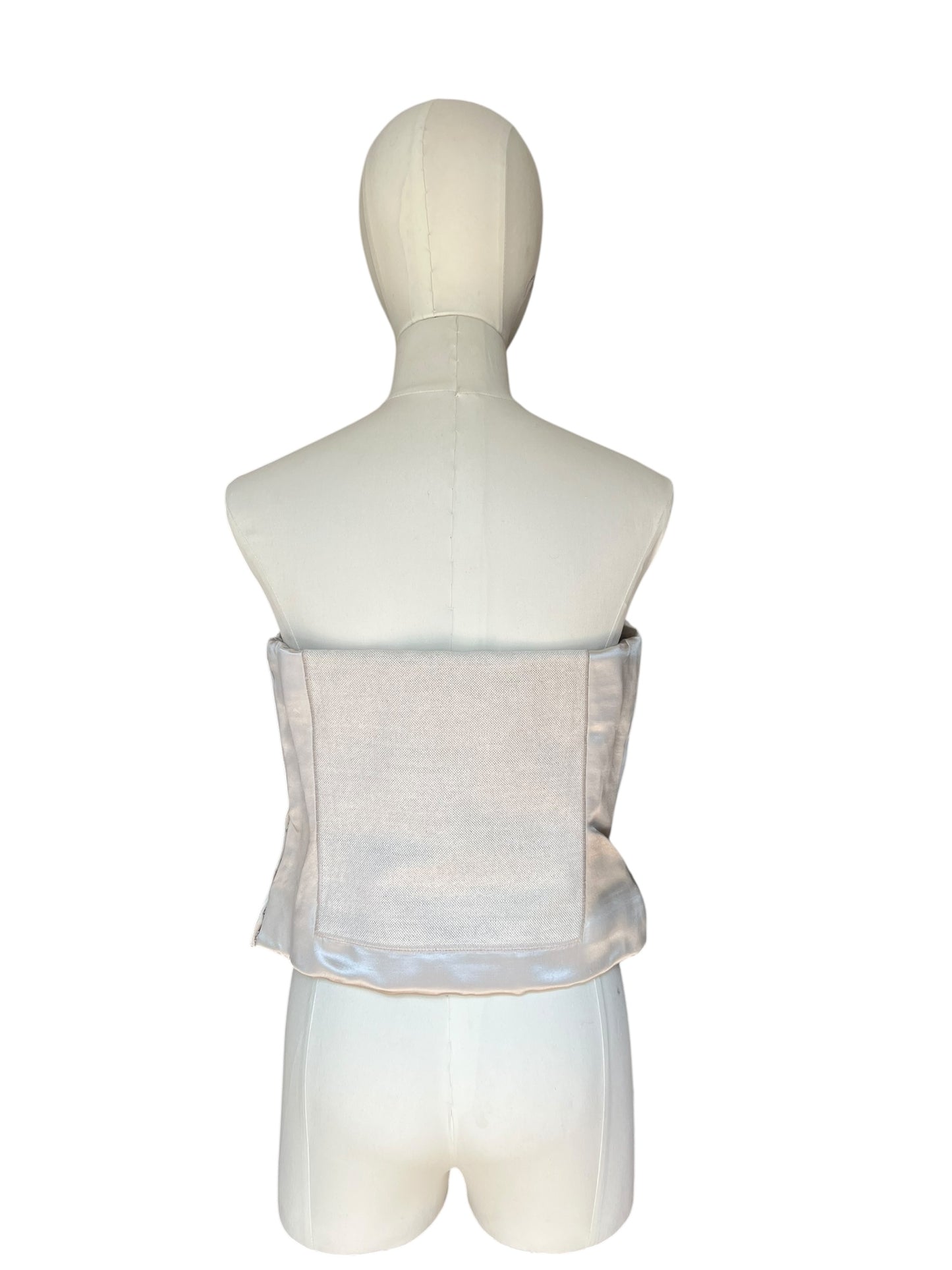 Prada linen vintage bustier