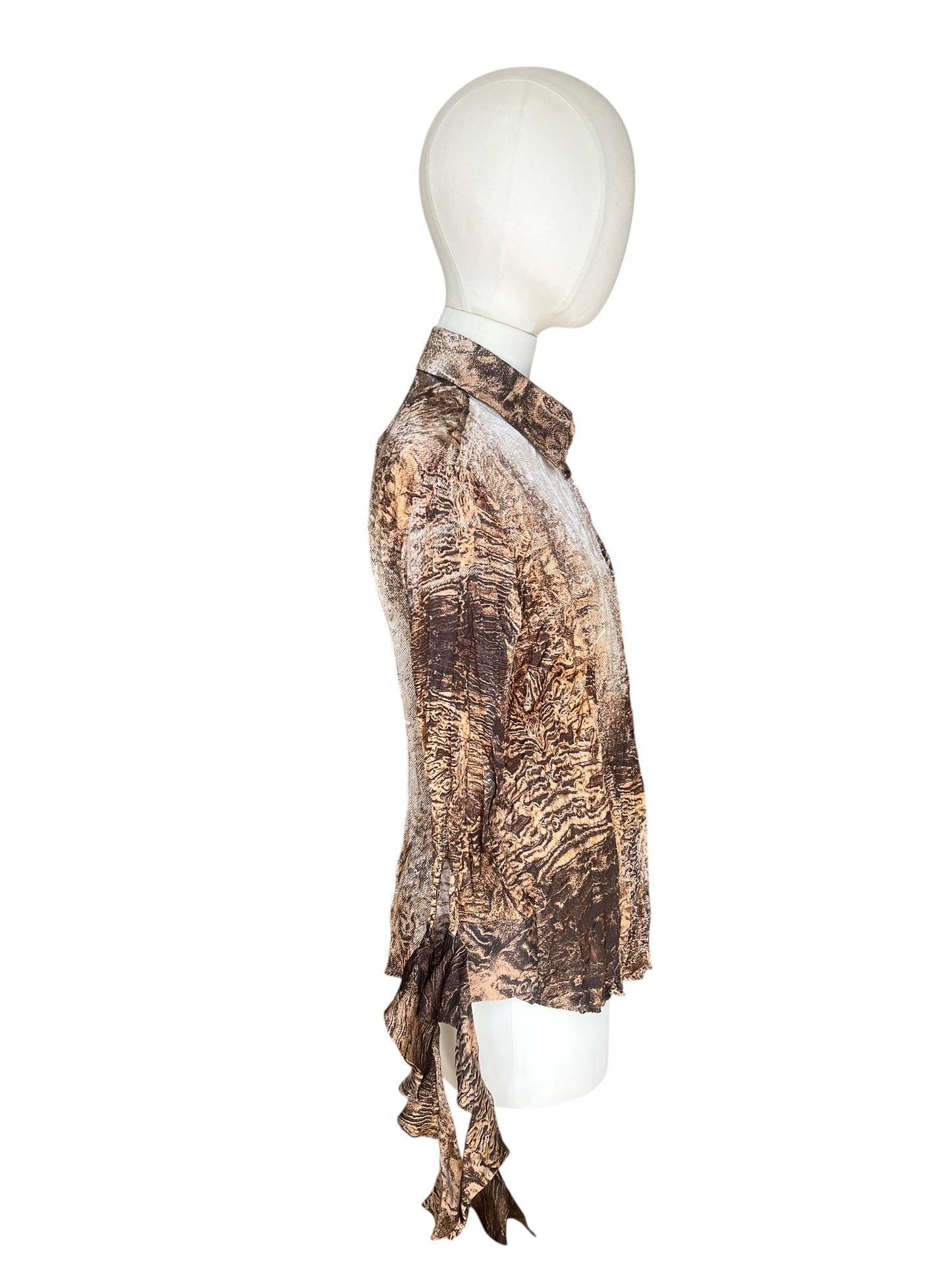 Roberto Cavalli printed silk blouse