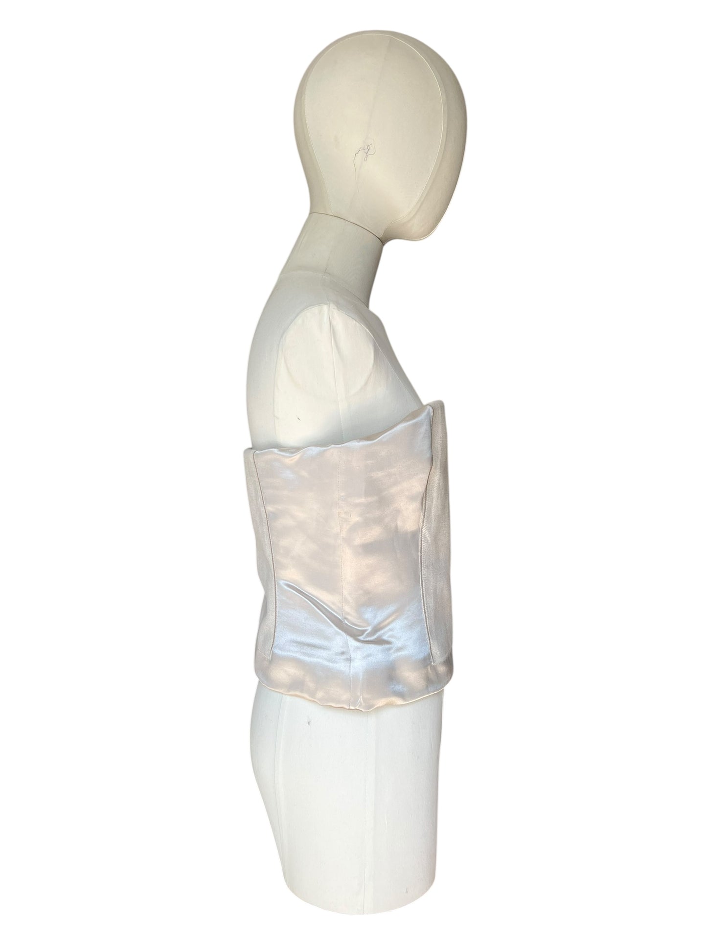 Prada linen vintage bustier