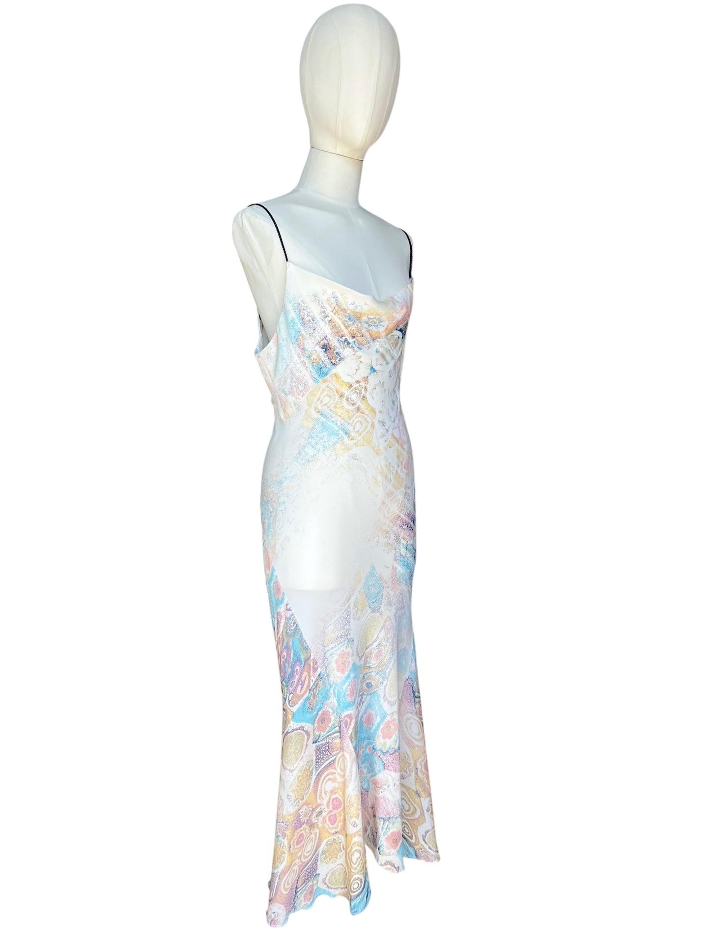 Roberto Cavalli vintage printed silk dress