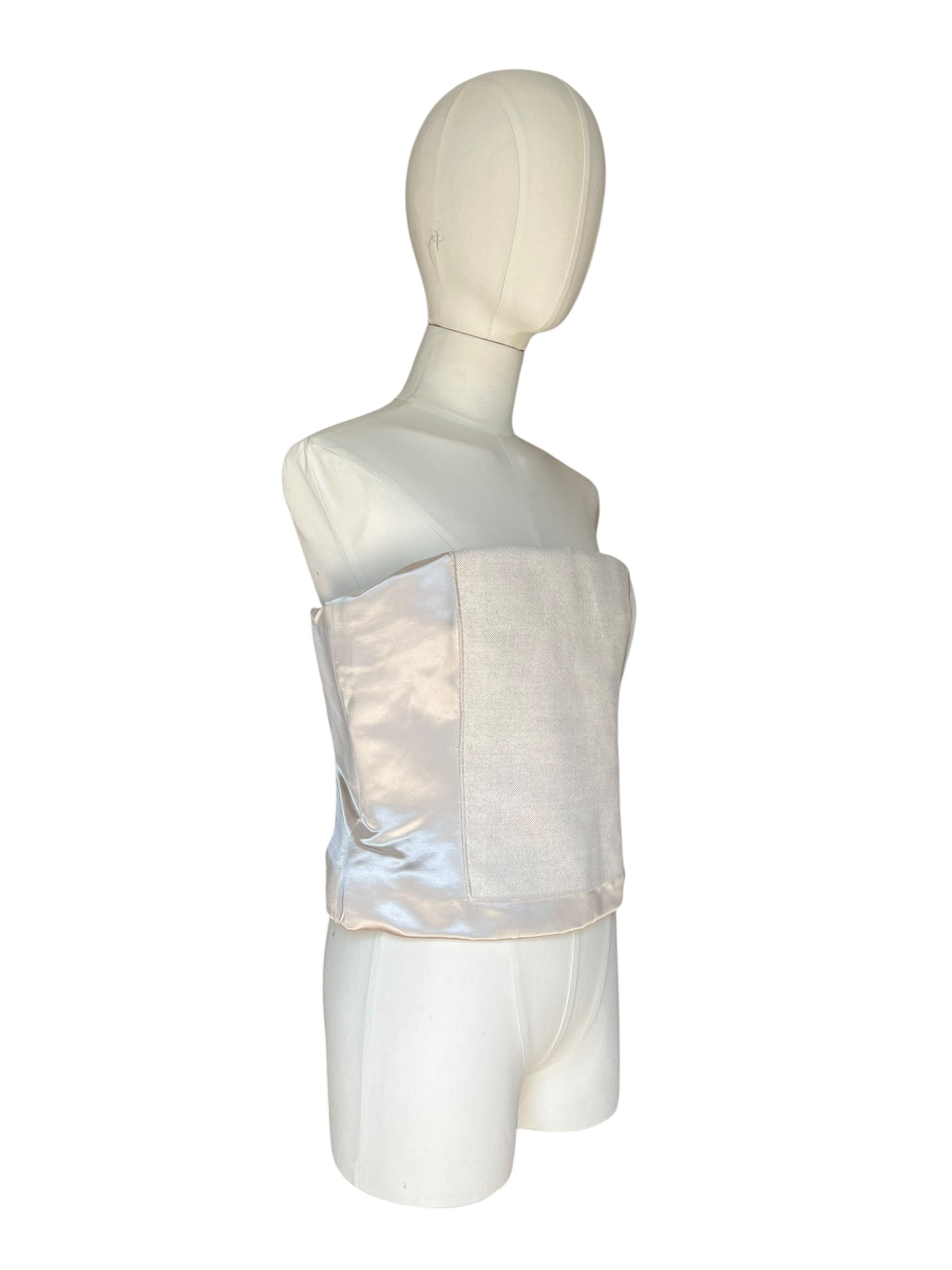 Prada linen vintage bustier