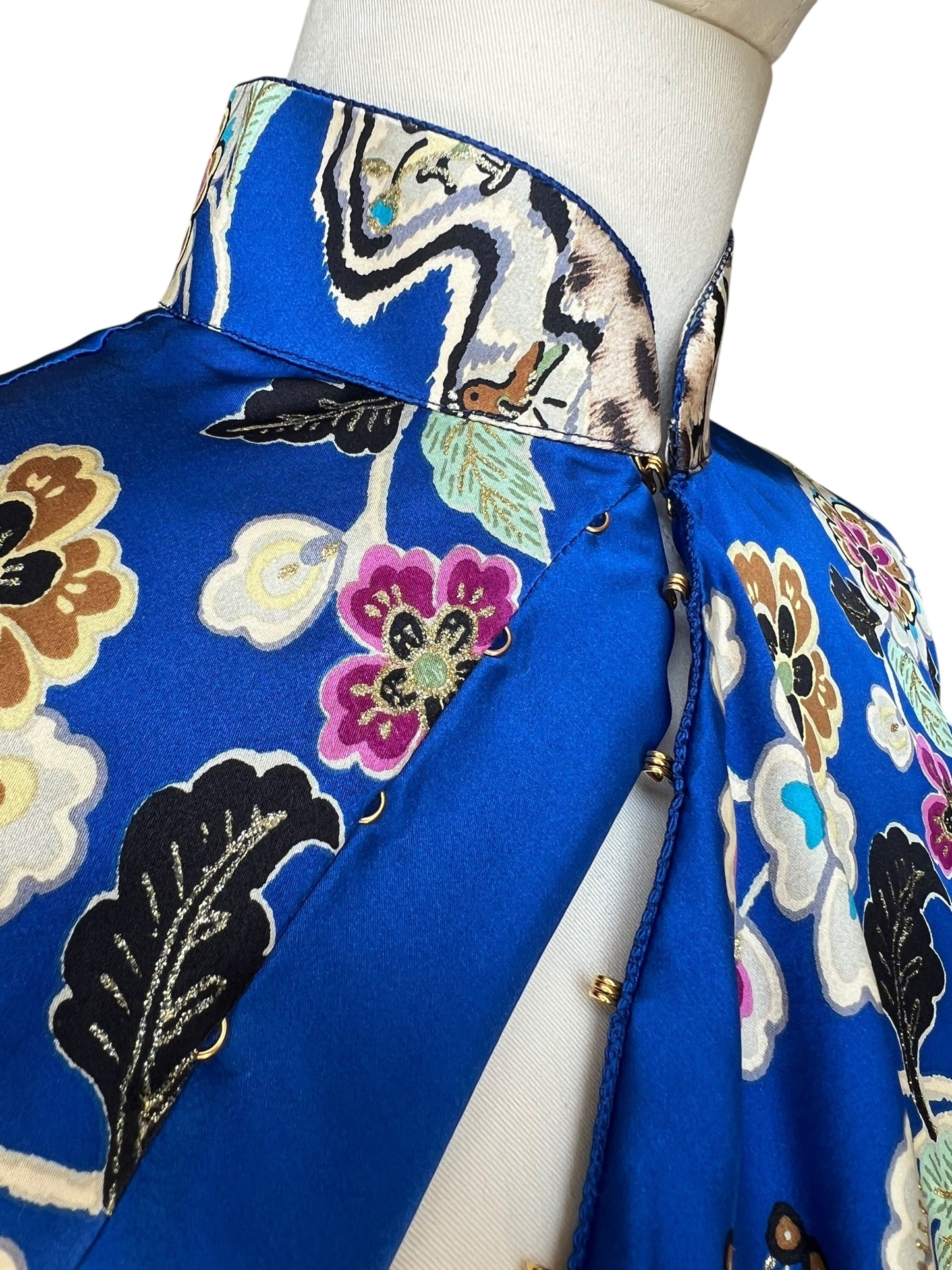 Roberto Cavalli SS2003 printed silk top