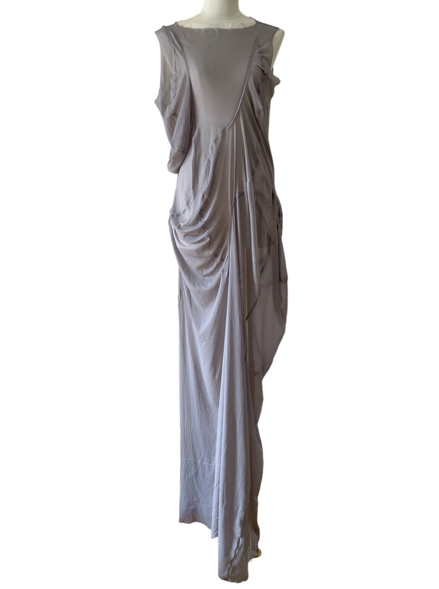 M. Martin Margiela abito lungo grigio