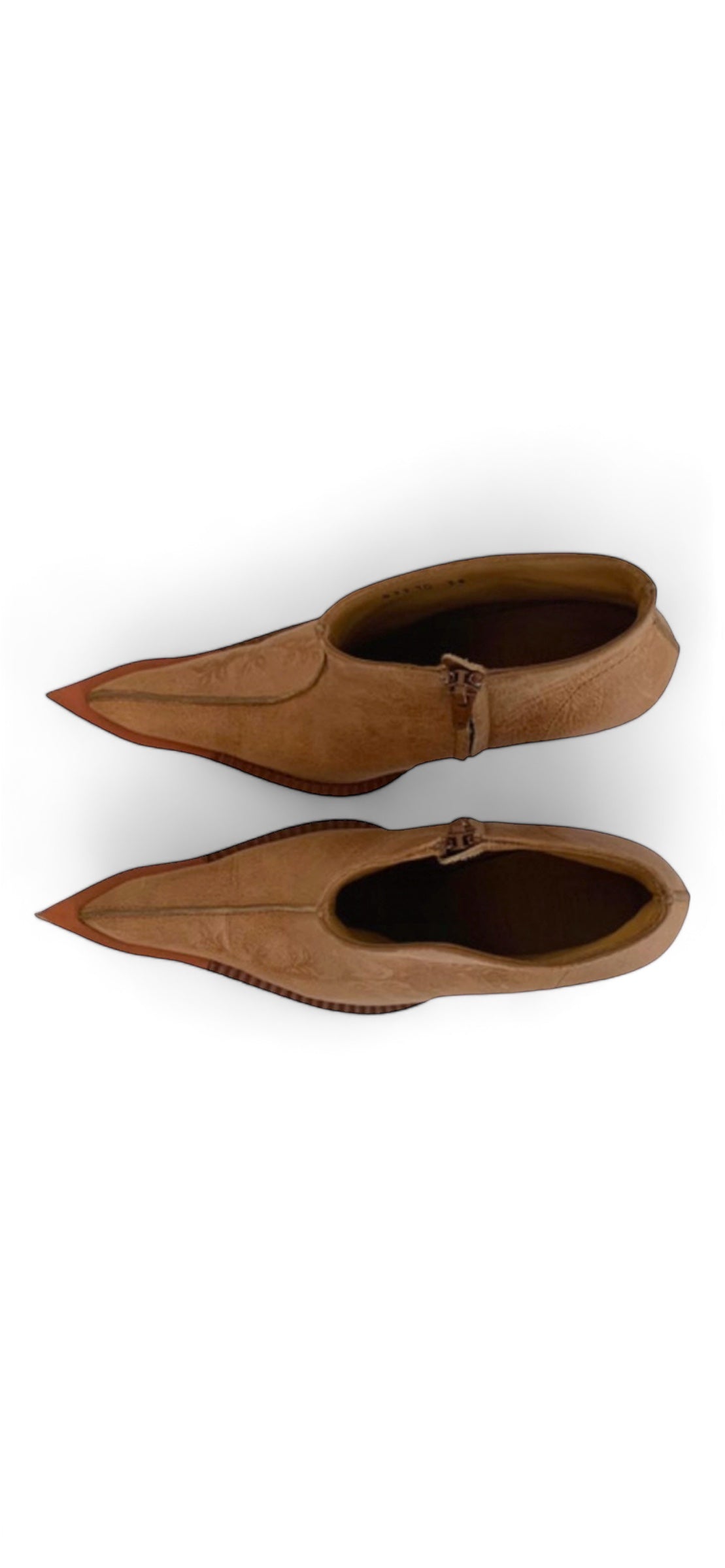 Charlotte Knowles stivali in pelle beige
