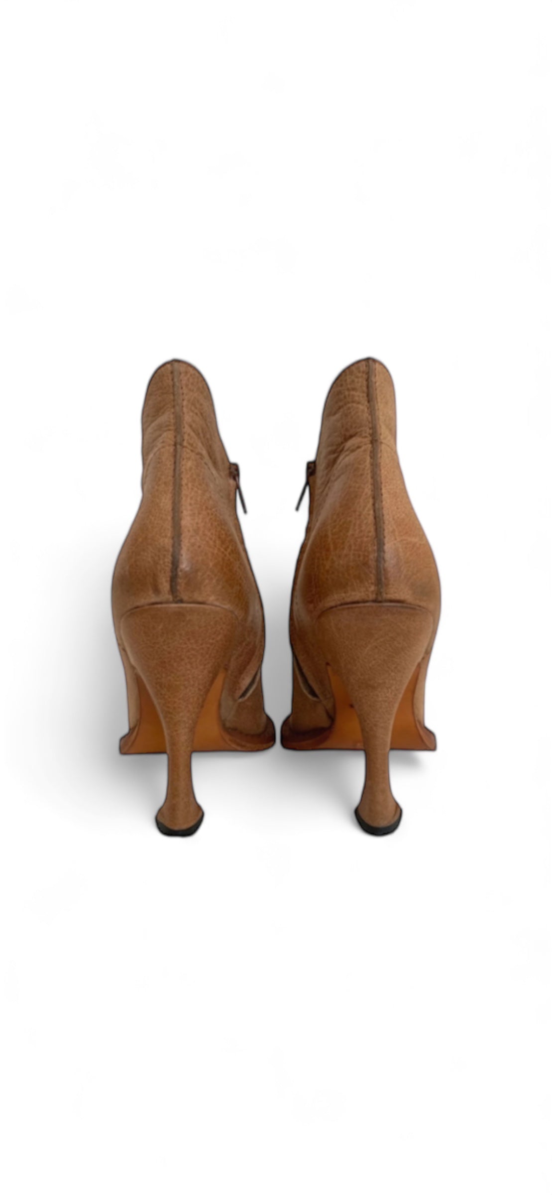 Charlotte Knowles stivali in pelle beige
