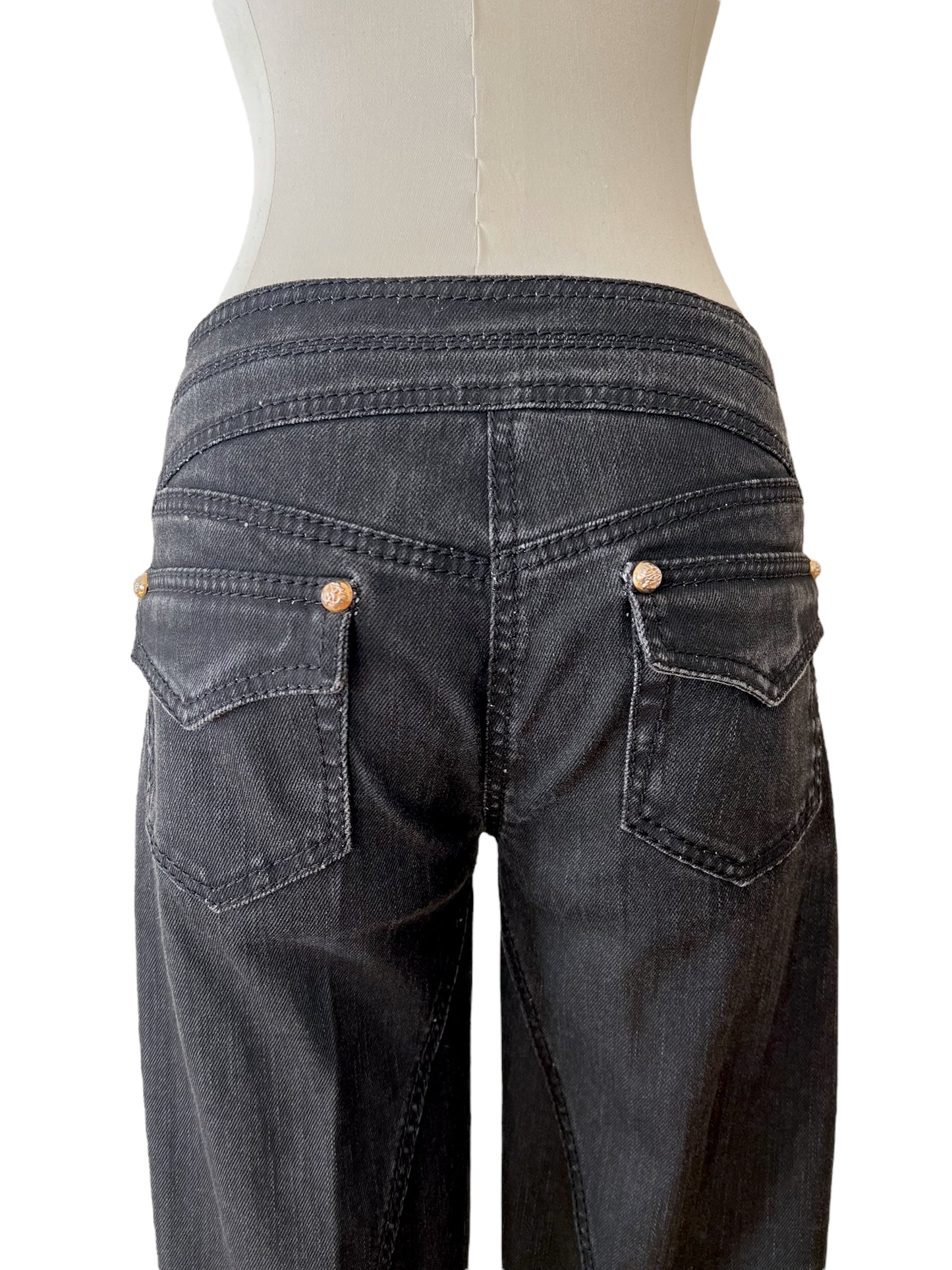 Roberto Cavalli pantalone slim nero