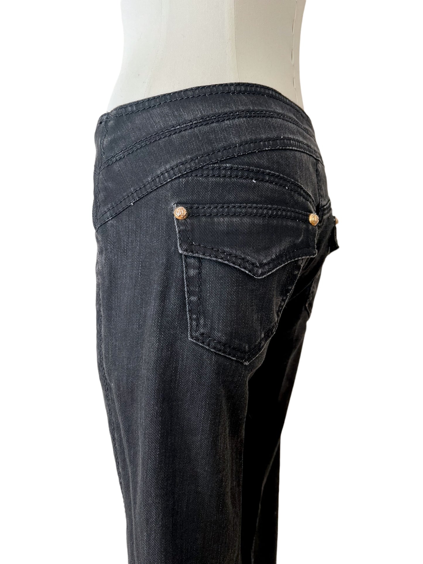 Roberto Cavalli pantalone slim nero