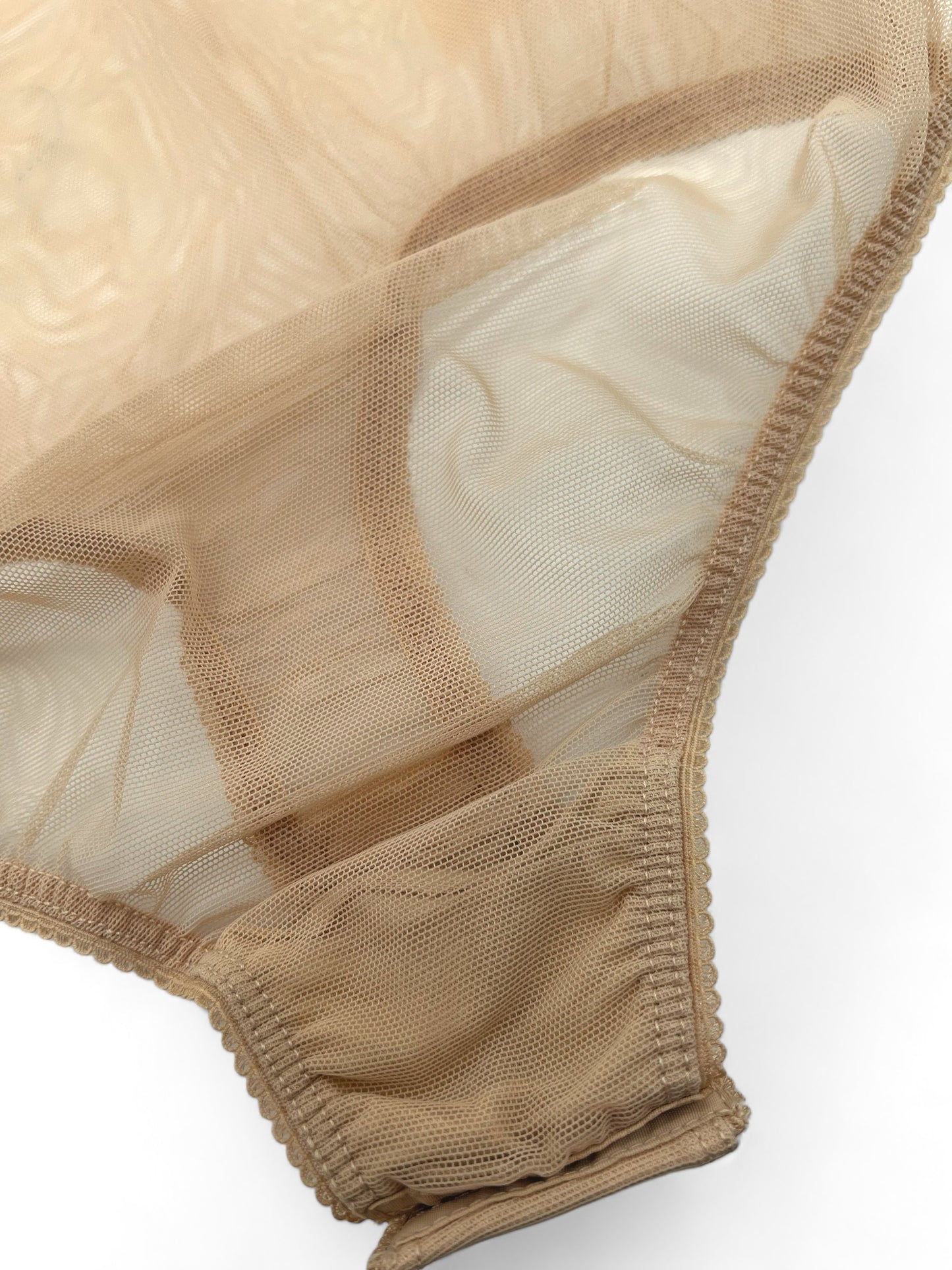Elisabetta Franchi top nude in tulle