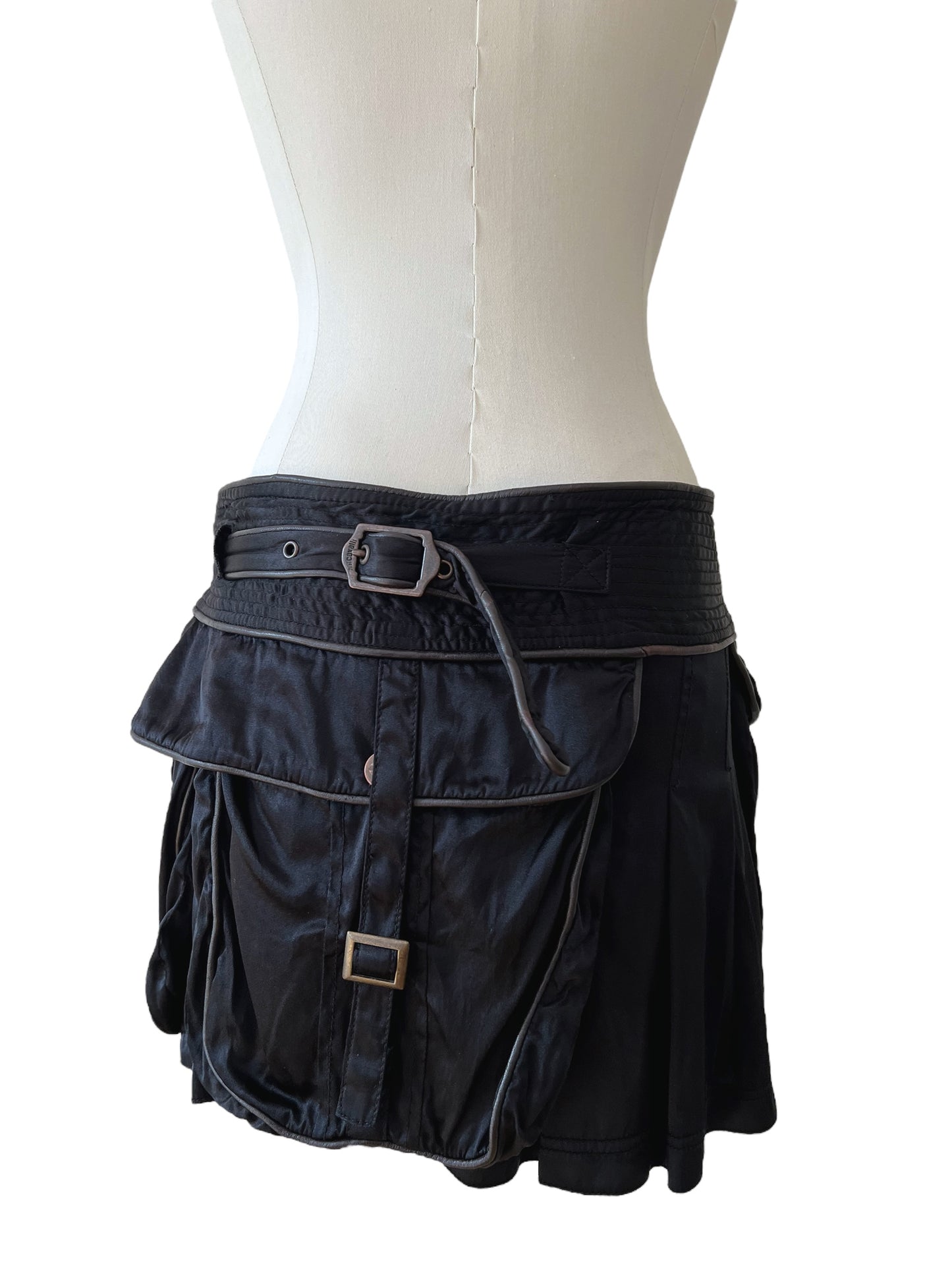 Just Cavalli multi-pocket cargo skirt