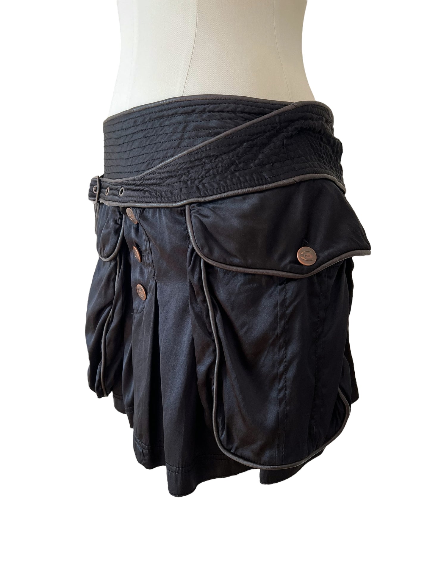 Just Cavalli multi-pocket cargo skirt