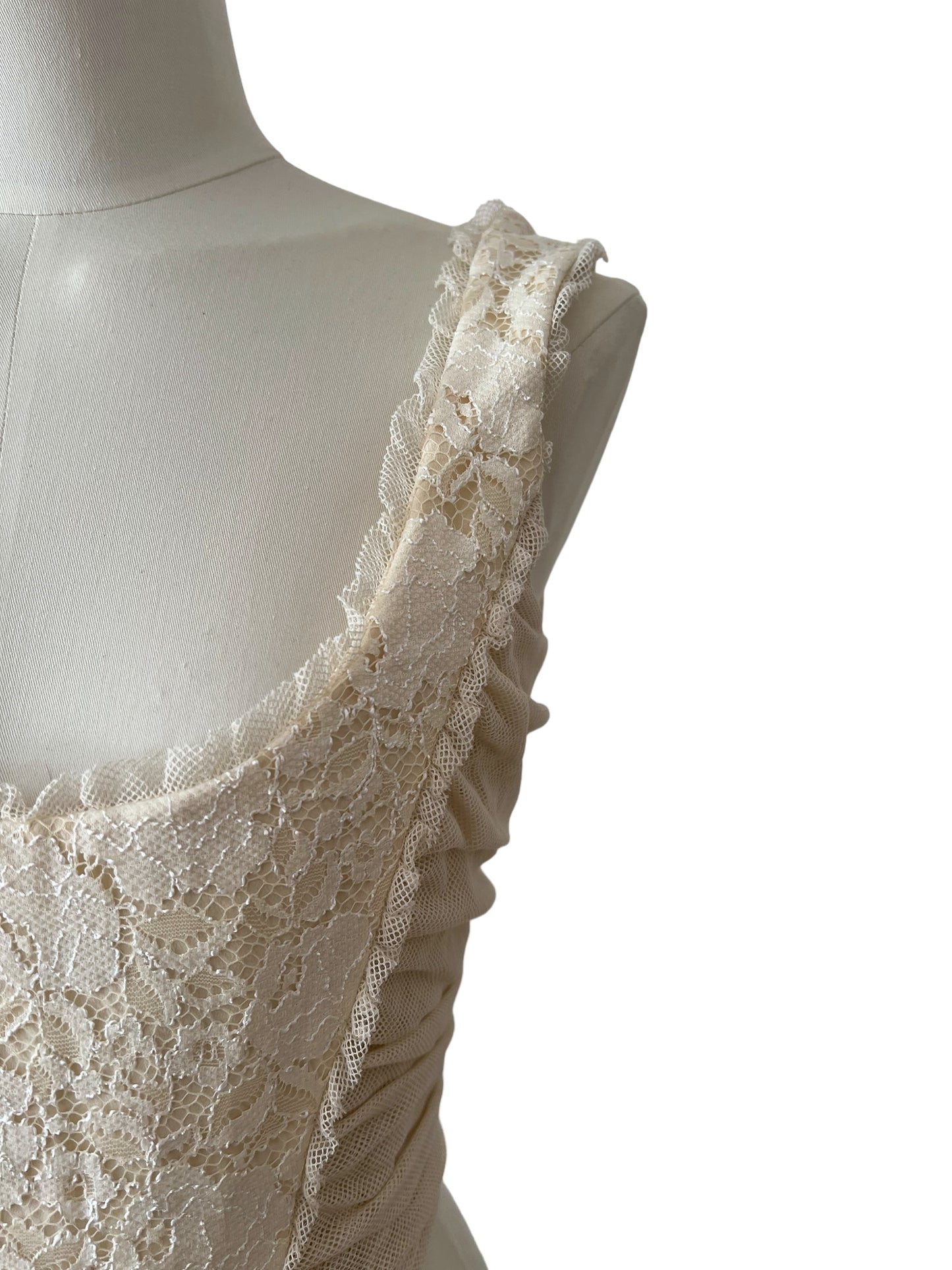 Corsetto in pizzo beige Dolce&Gabbana