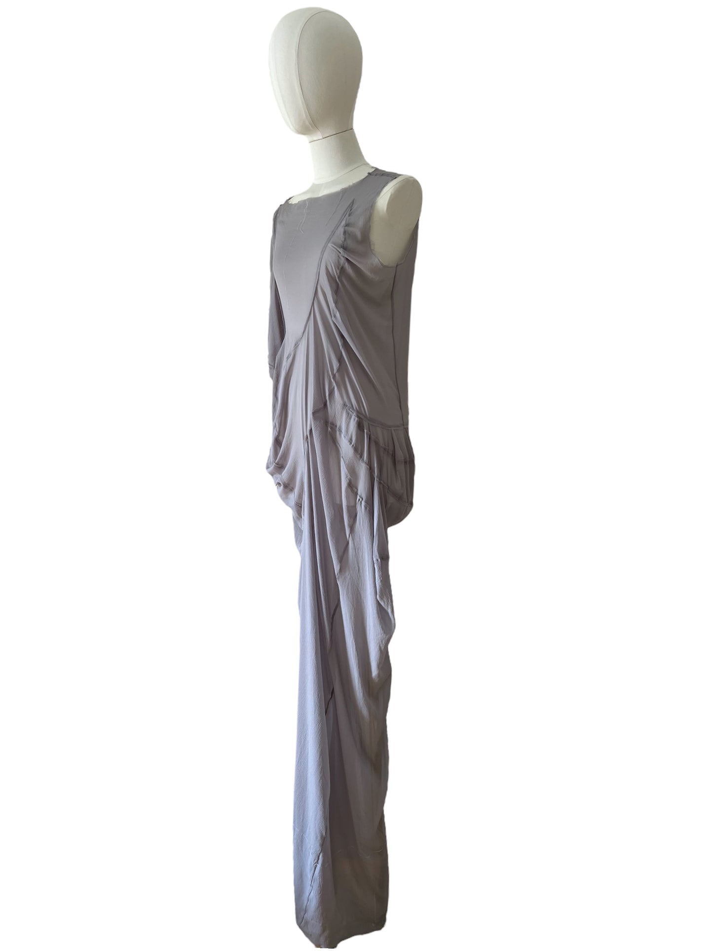M. Martin Margiela abito lungo grigio