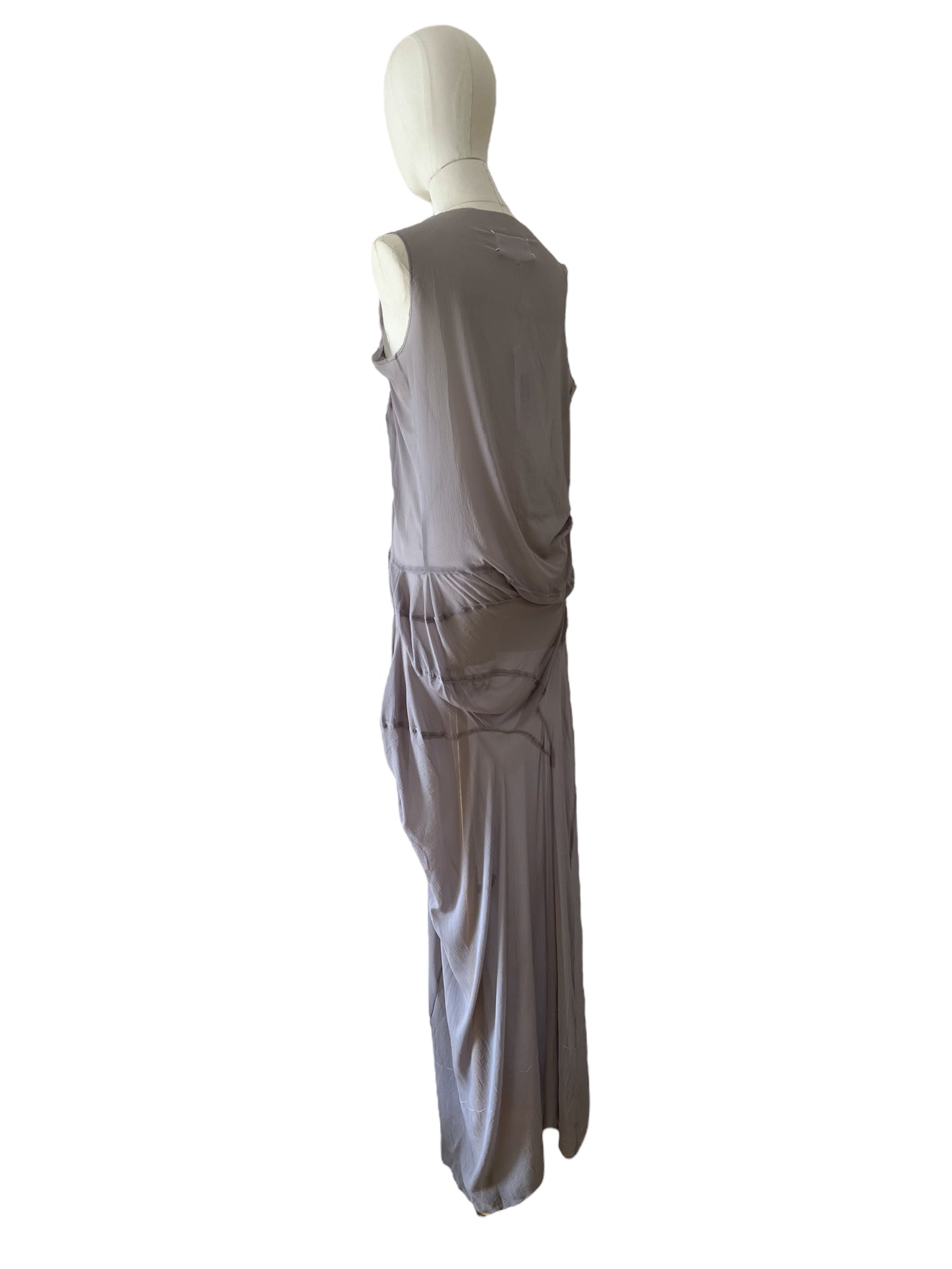 M. Martin Margiela abito lungo grigio