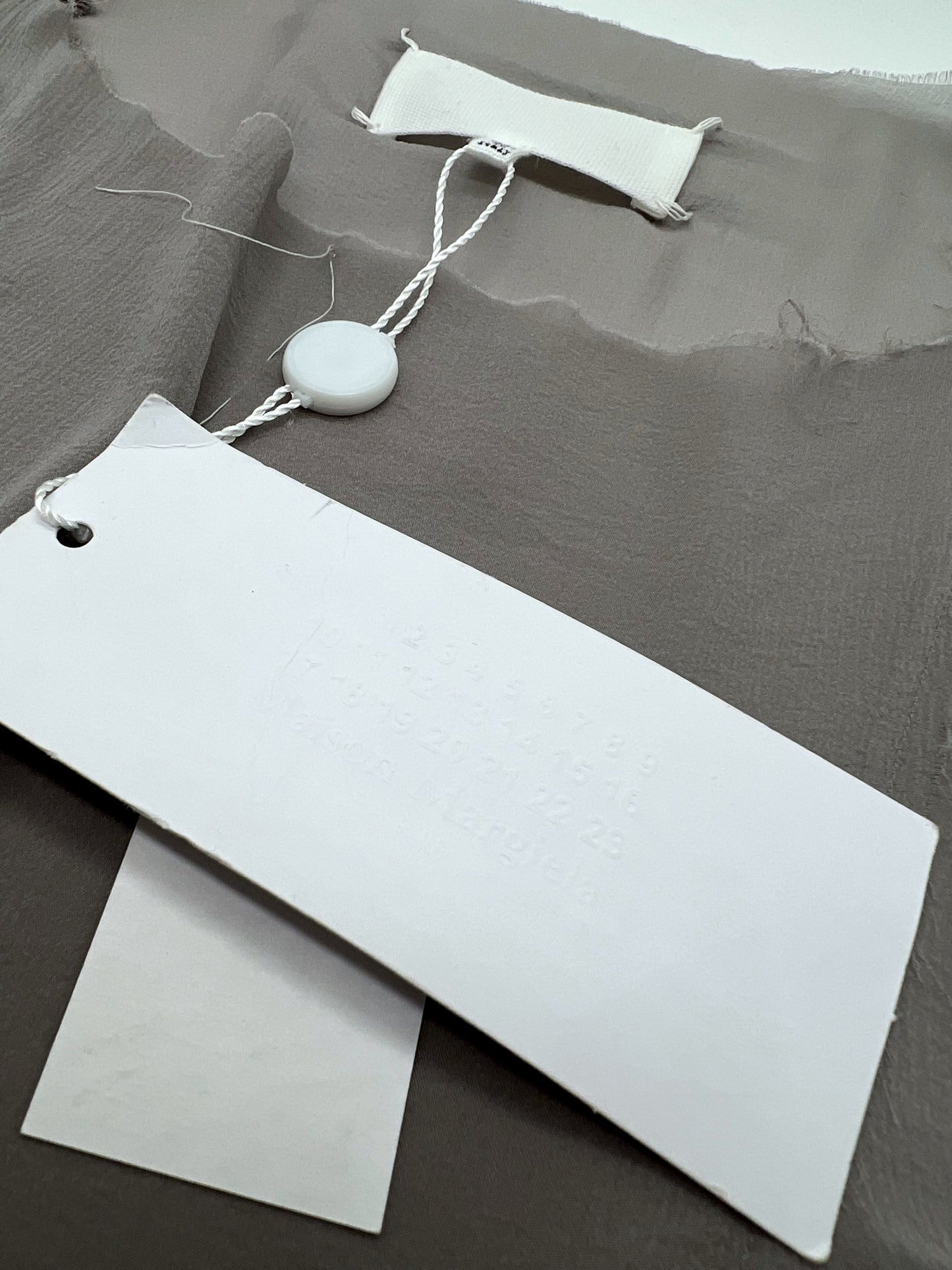 M. Martin Margiela abito lungo grigio