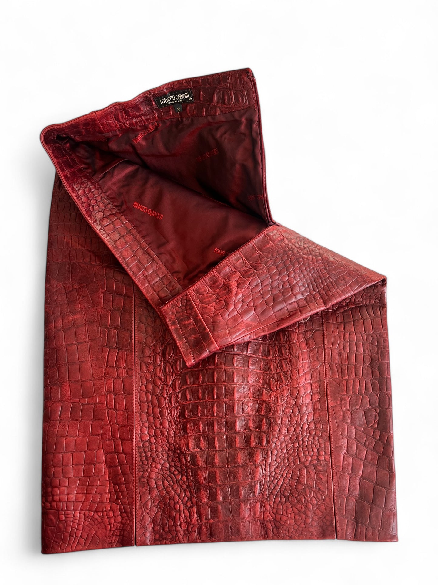 Roberto Cavalli suit in coccodrillo