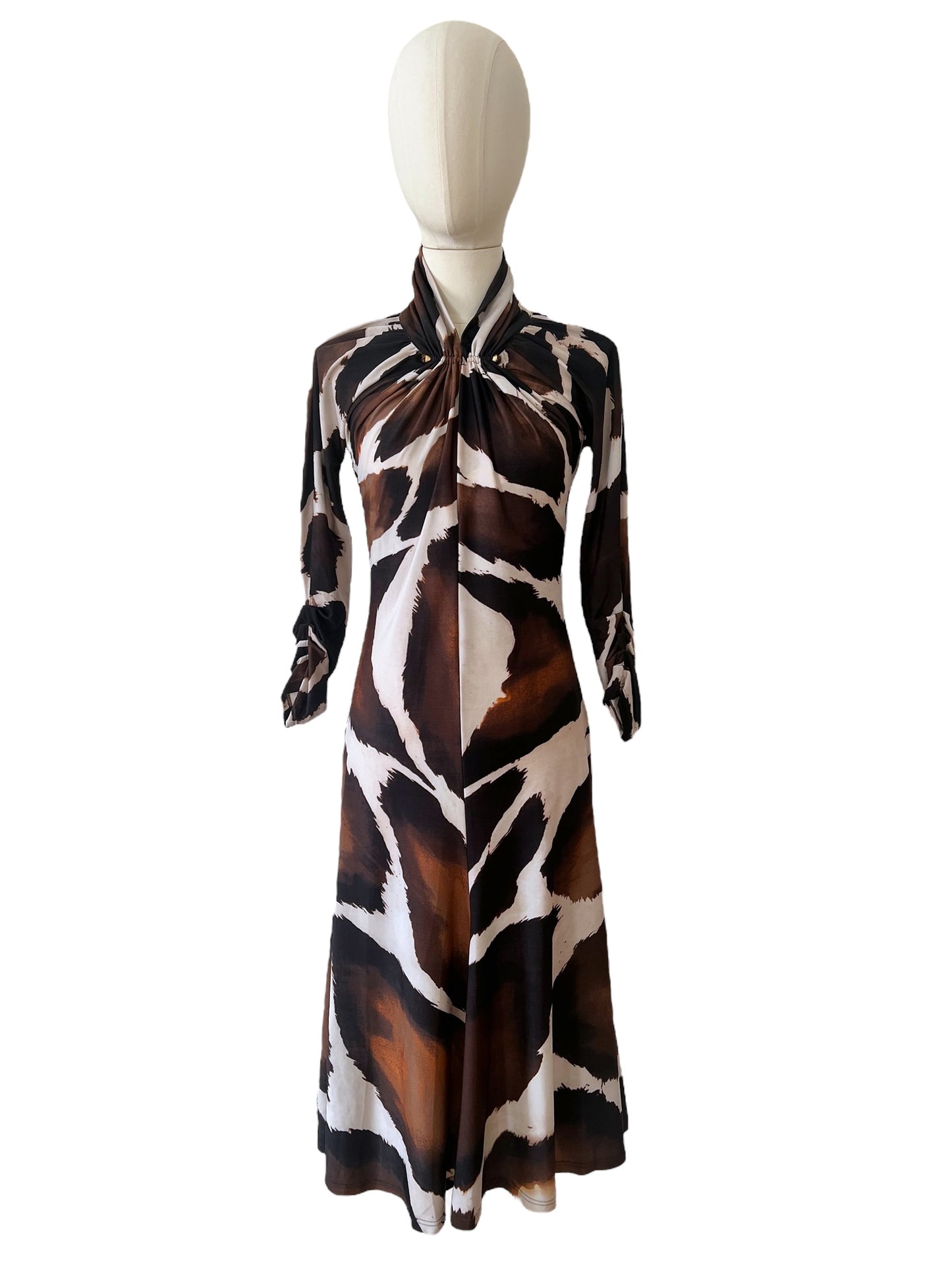 Roberto Cavalli animalier dress