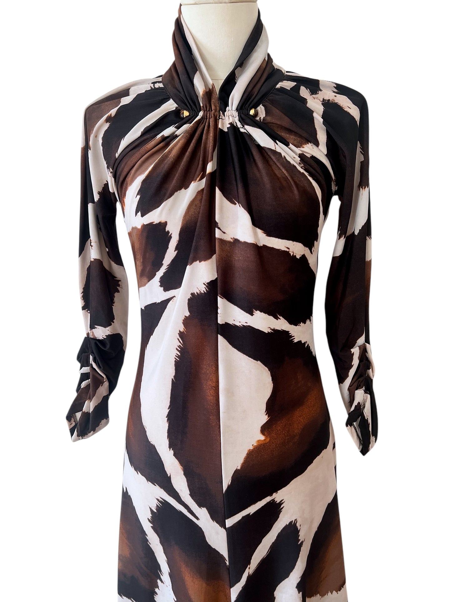 Roberto Cavalli animalier dress