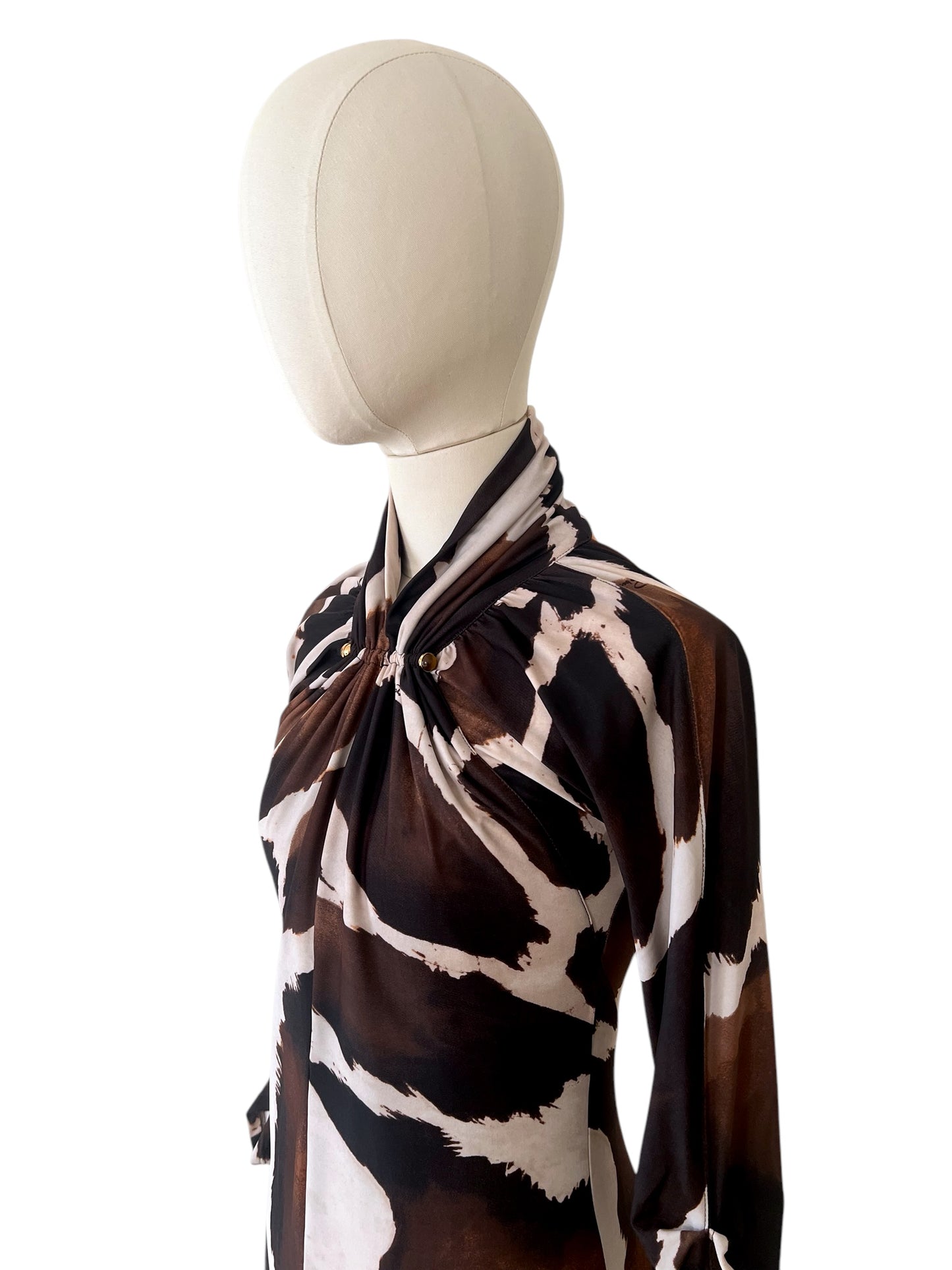 Roberto Cavalli animalier dress