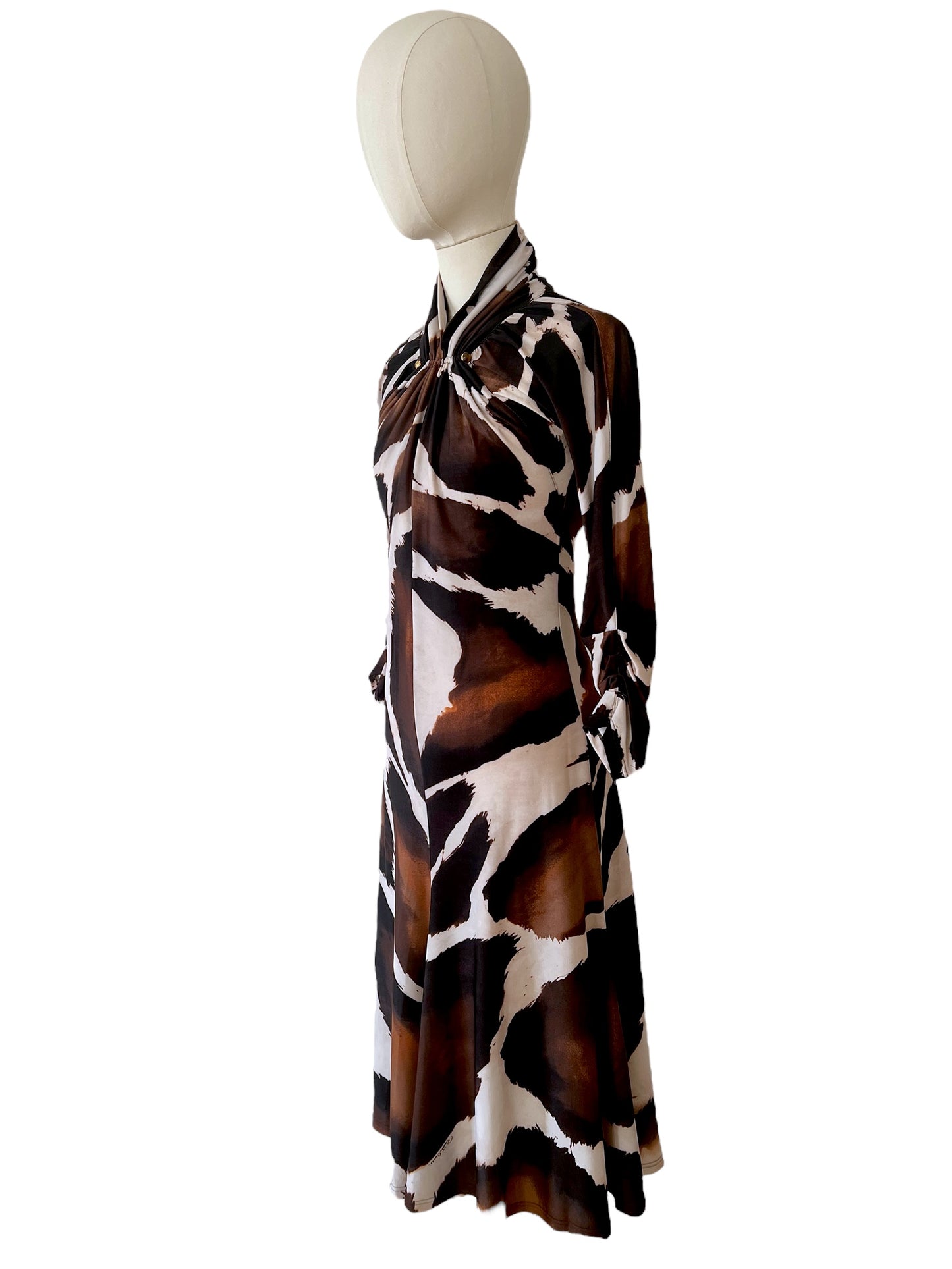 Roberto Cavalli animalier dress