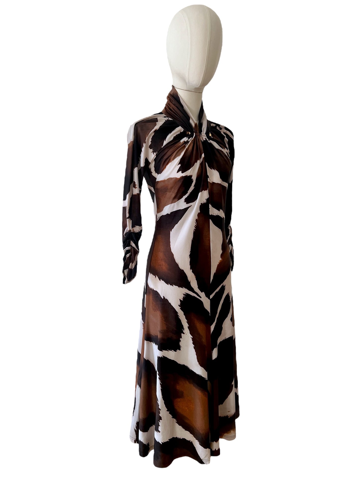 Roberto Cavalli animalier dress