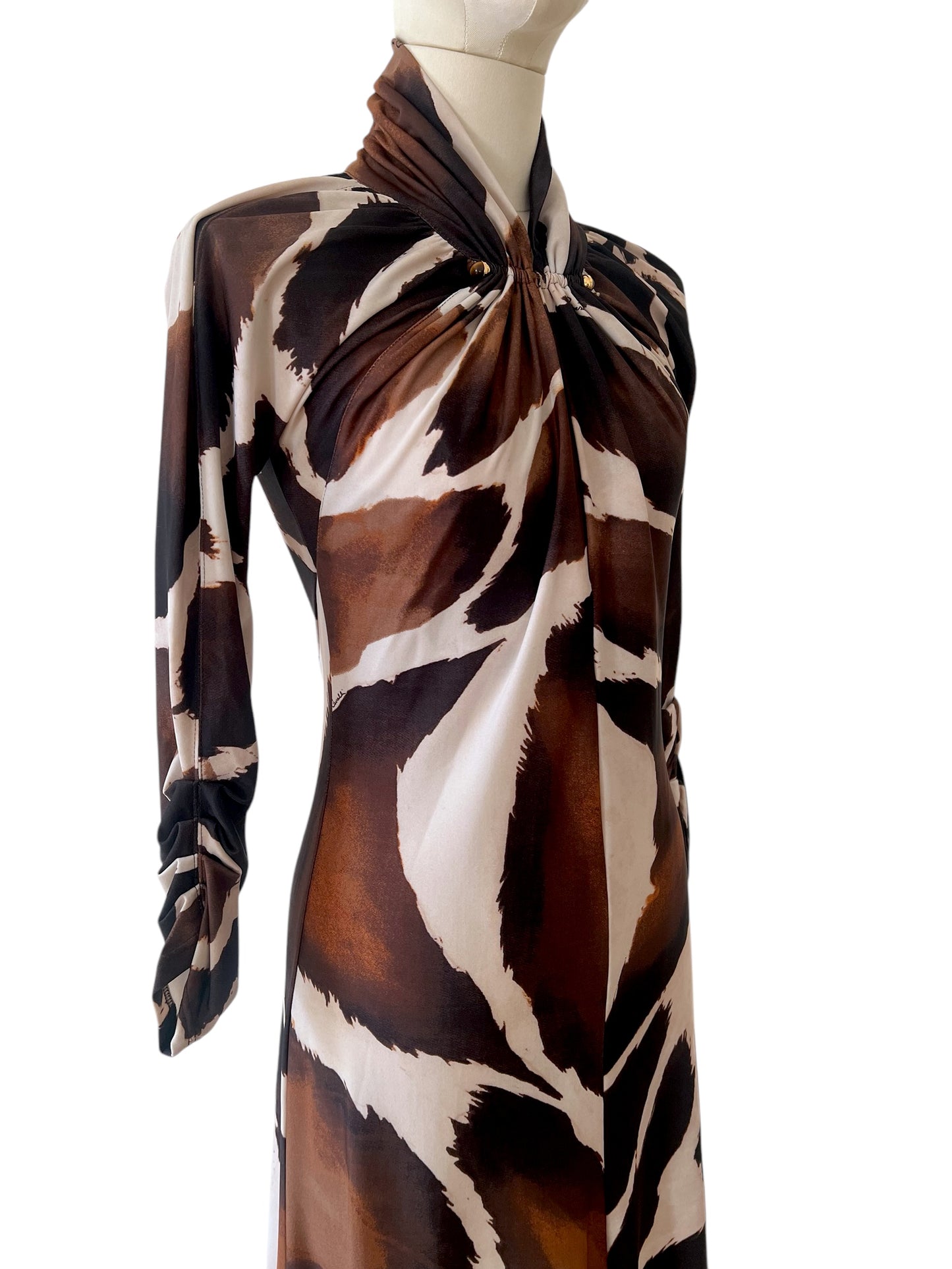 Roberto Cavalli animalier dress