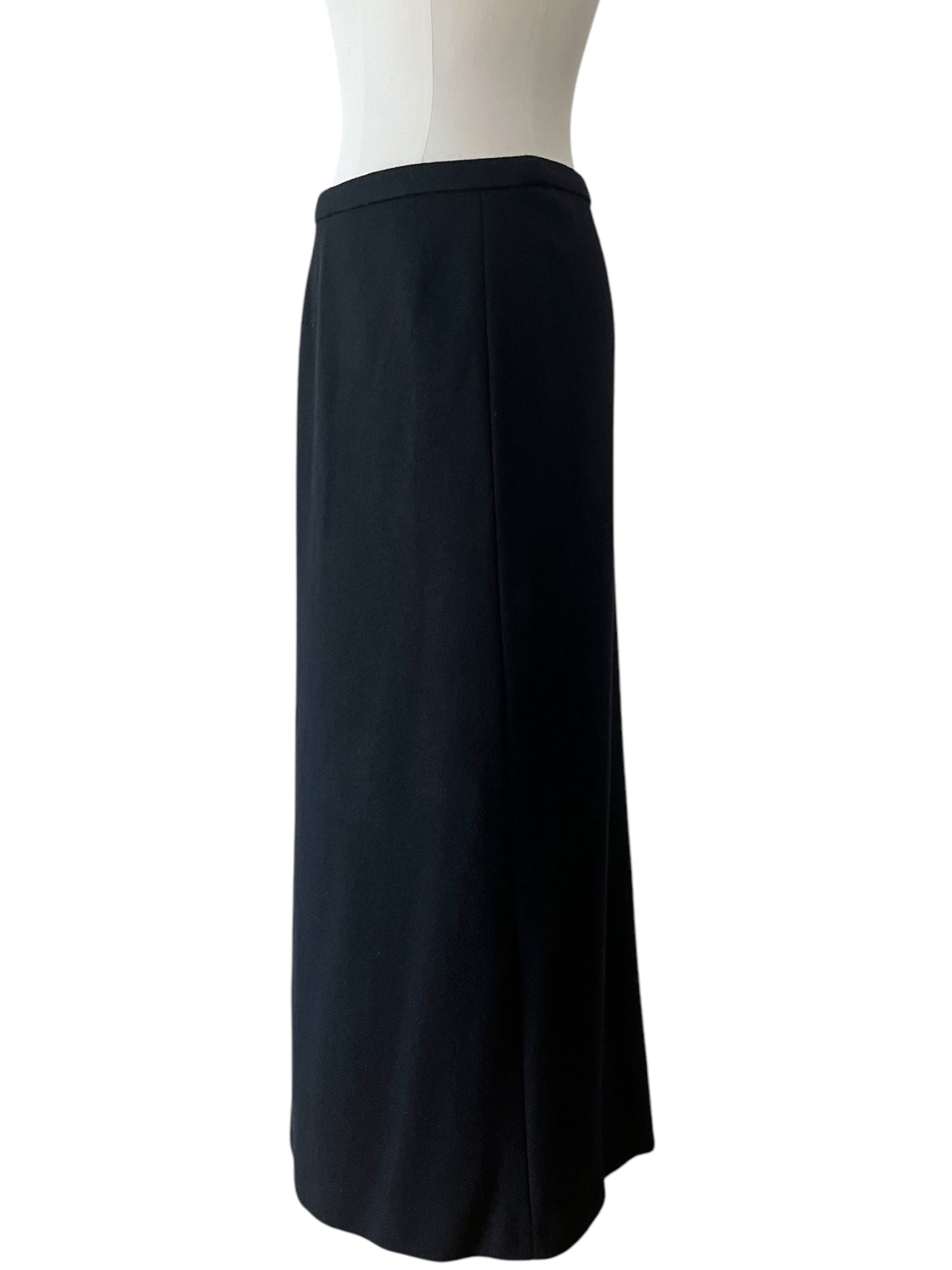 Prada long wool skirt