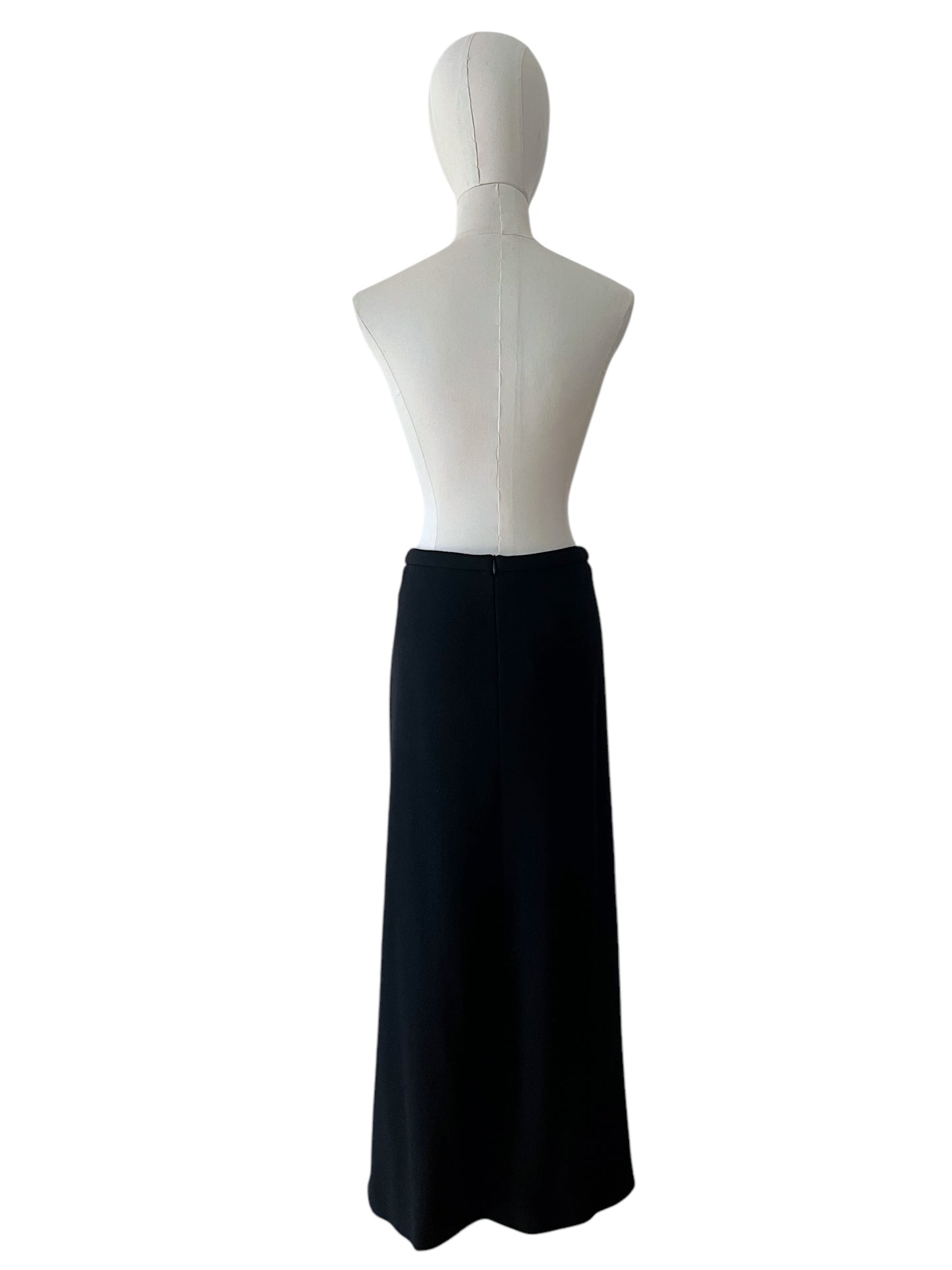 Prada wool long skirt