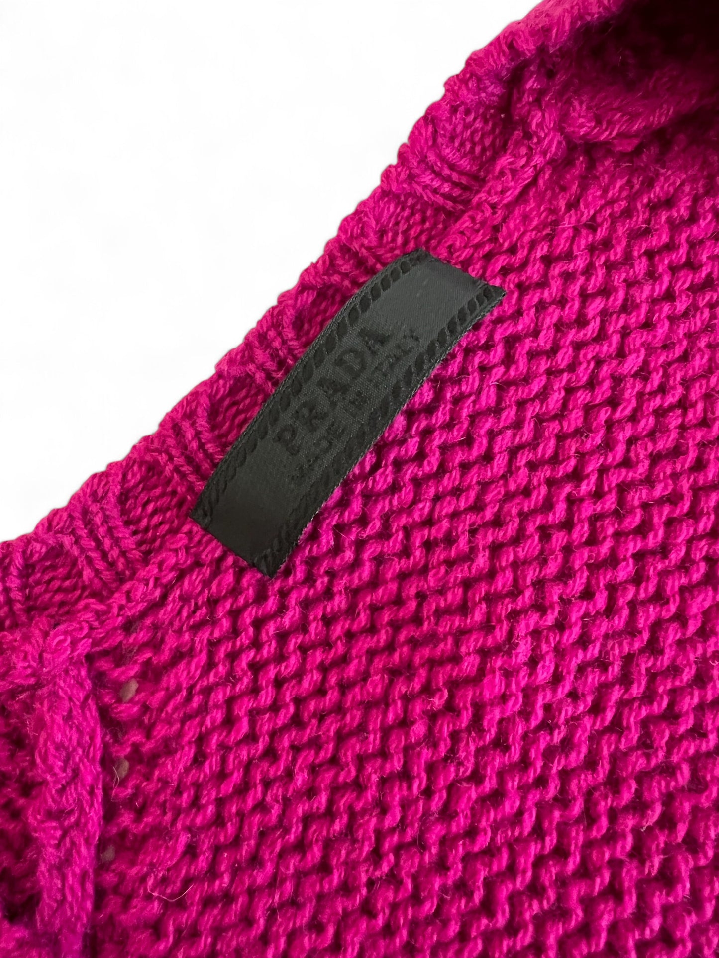 Prada cashmere V neckline pullover