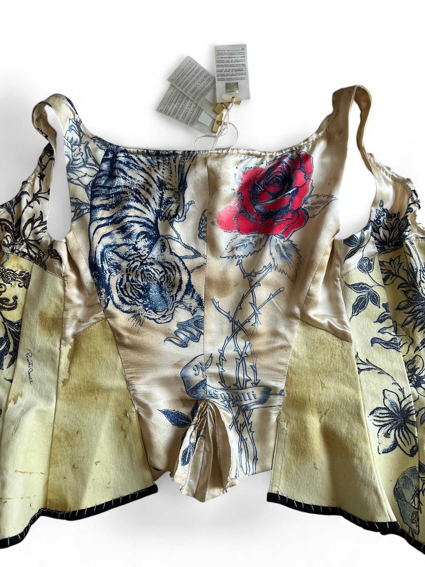 Roberto Cavalli S/S 2003 Bustier Corset