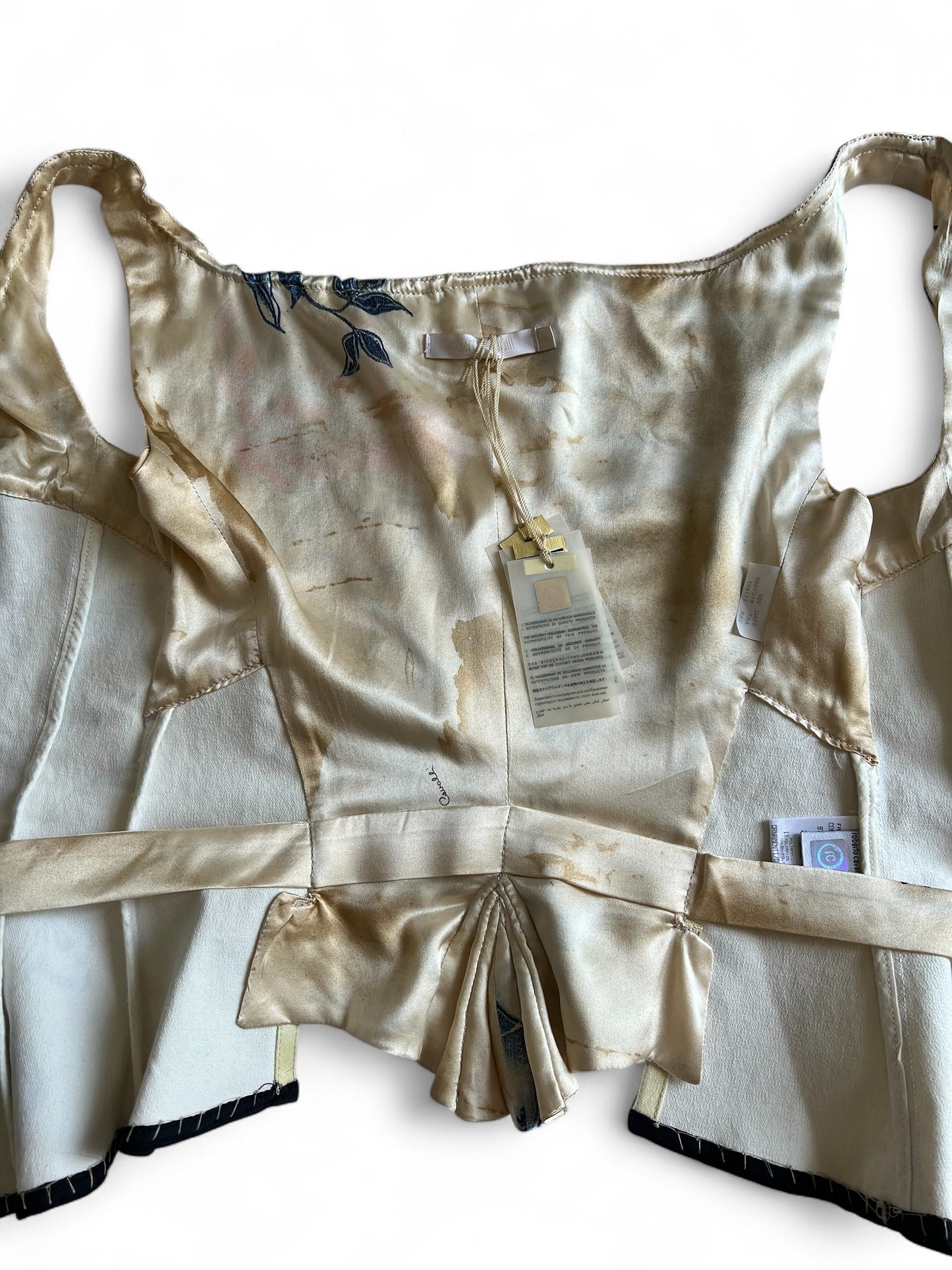 Roberto Cavalli S/S 2003 Bustier Corset