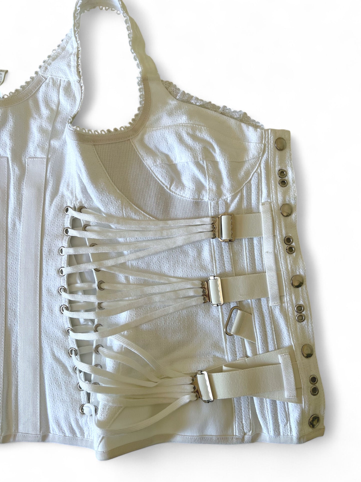 Dolce & Gabbana bondage strap corset