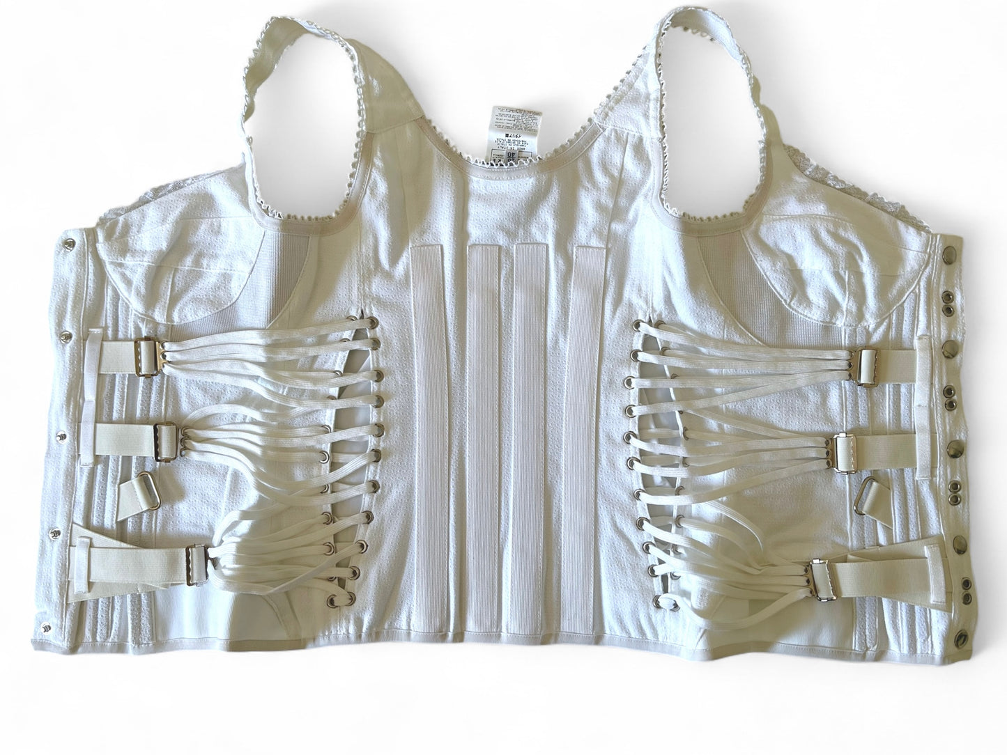 Dolce & Gabbana bondage strap corset
