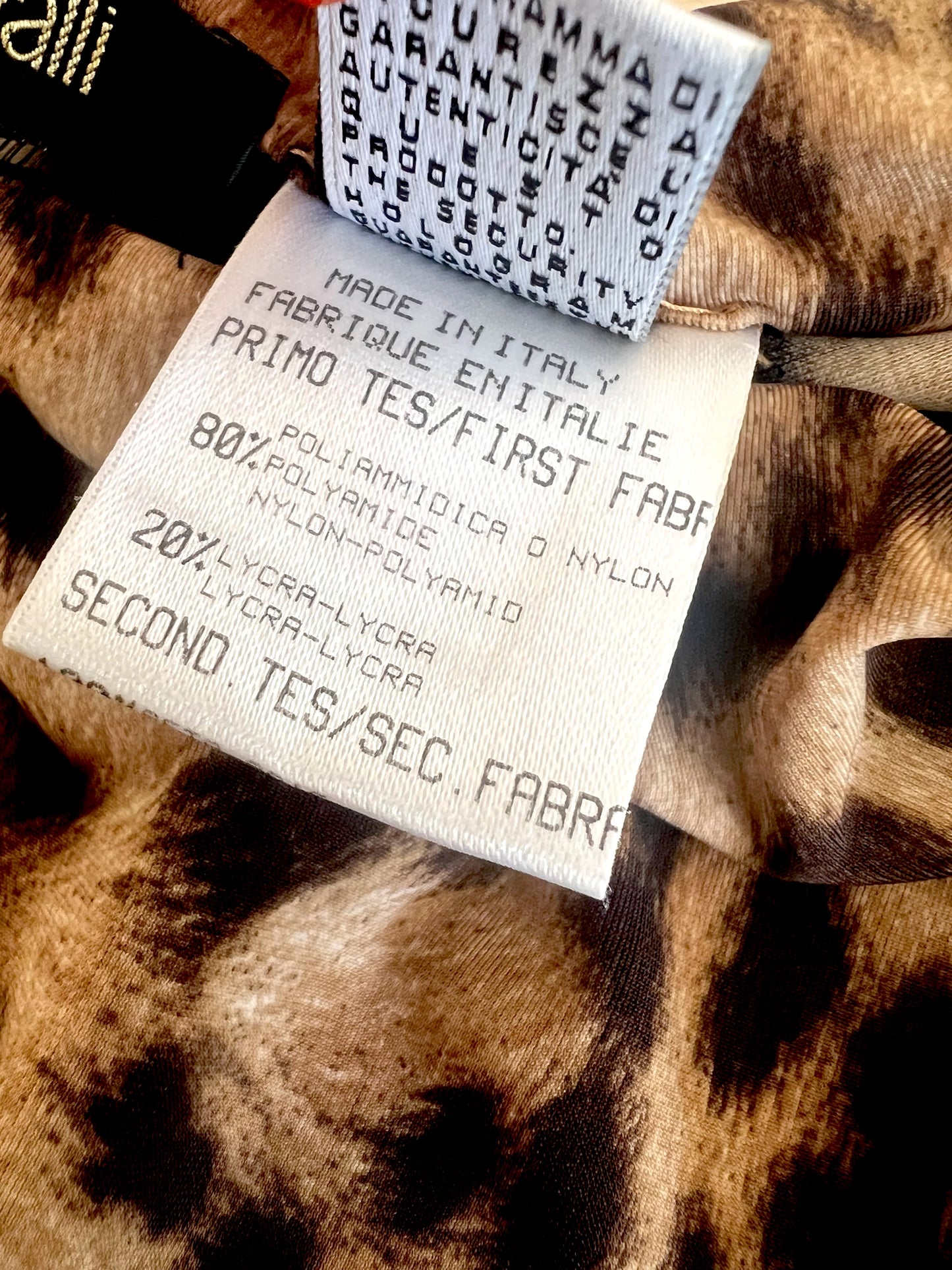 Roberto Cavalli 2000s cheetah skirt