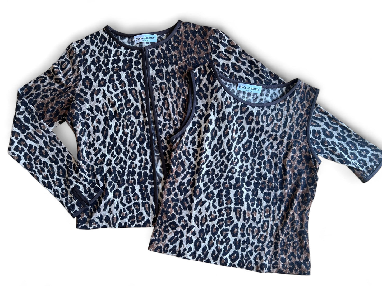 Dolce & Gabbana wool cardigan set