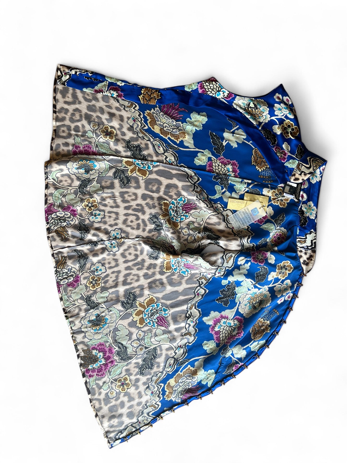 Roberto Cavalli SS2003 printed silk top