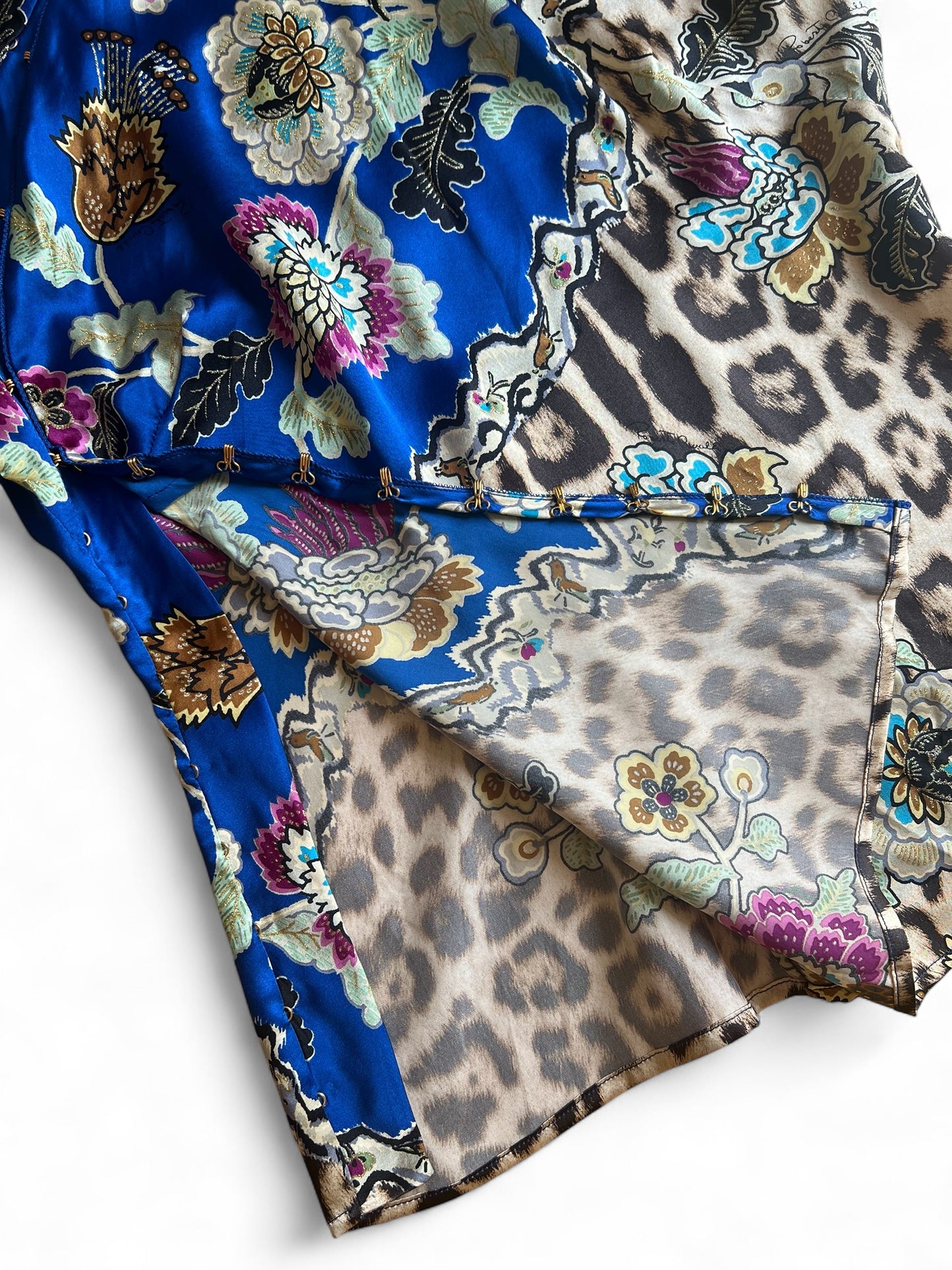 Roberto Cavalli SS2003 printed silk top