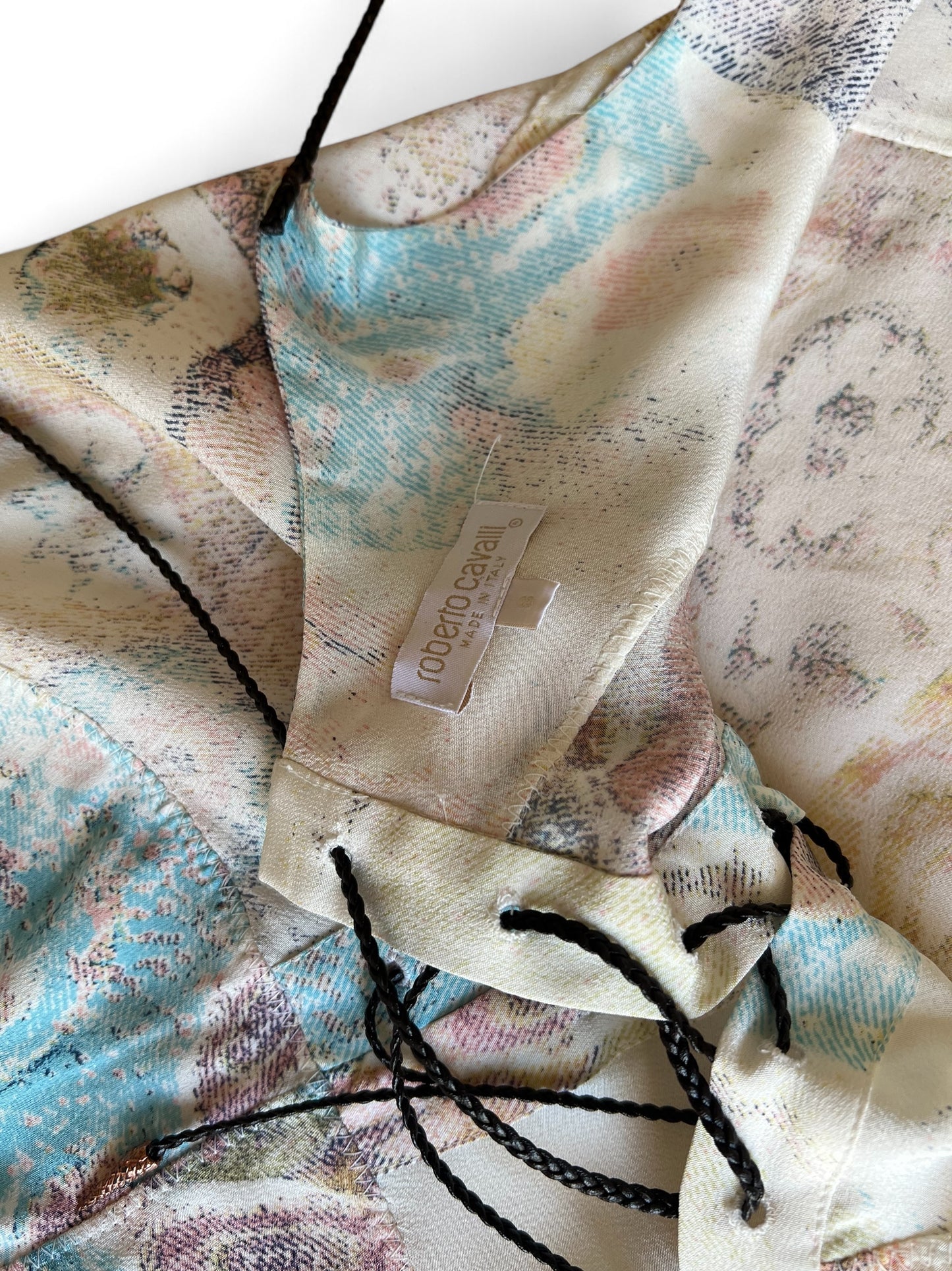 Roberto Cavalli vintage printed silk dress